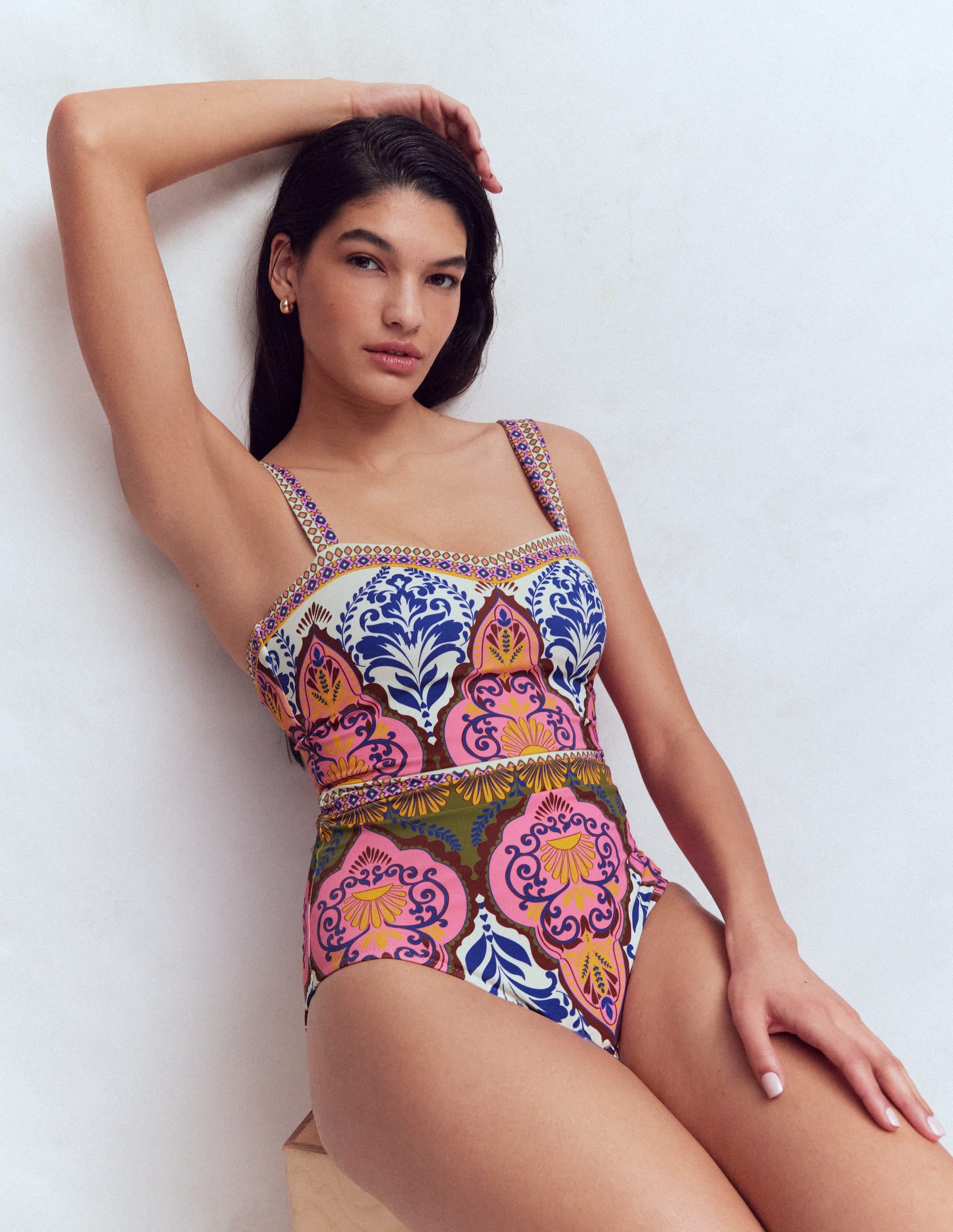 Clean Sweetheart Swimsuit-Multi, Ornamental Garden | Boden USA