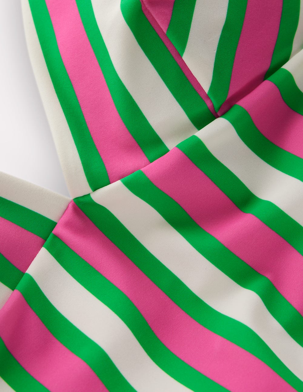 Arles Swimsuit-Pink, Green and White Stripe-9