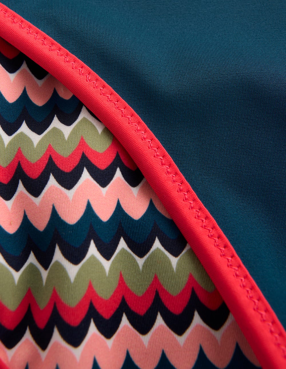 Symi Reversible Swimsuit - Multi, Zigzag Ripple | Boden USA