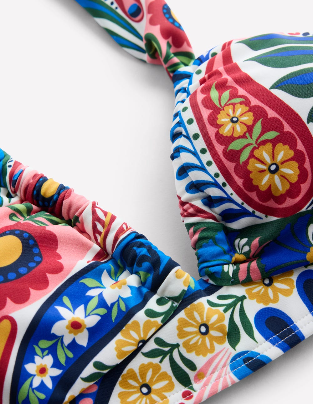 Minori Halter Tie Bikini Top-Multi, Enchanted Paisley-6