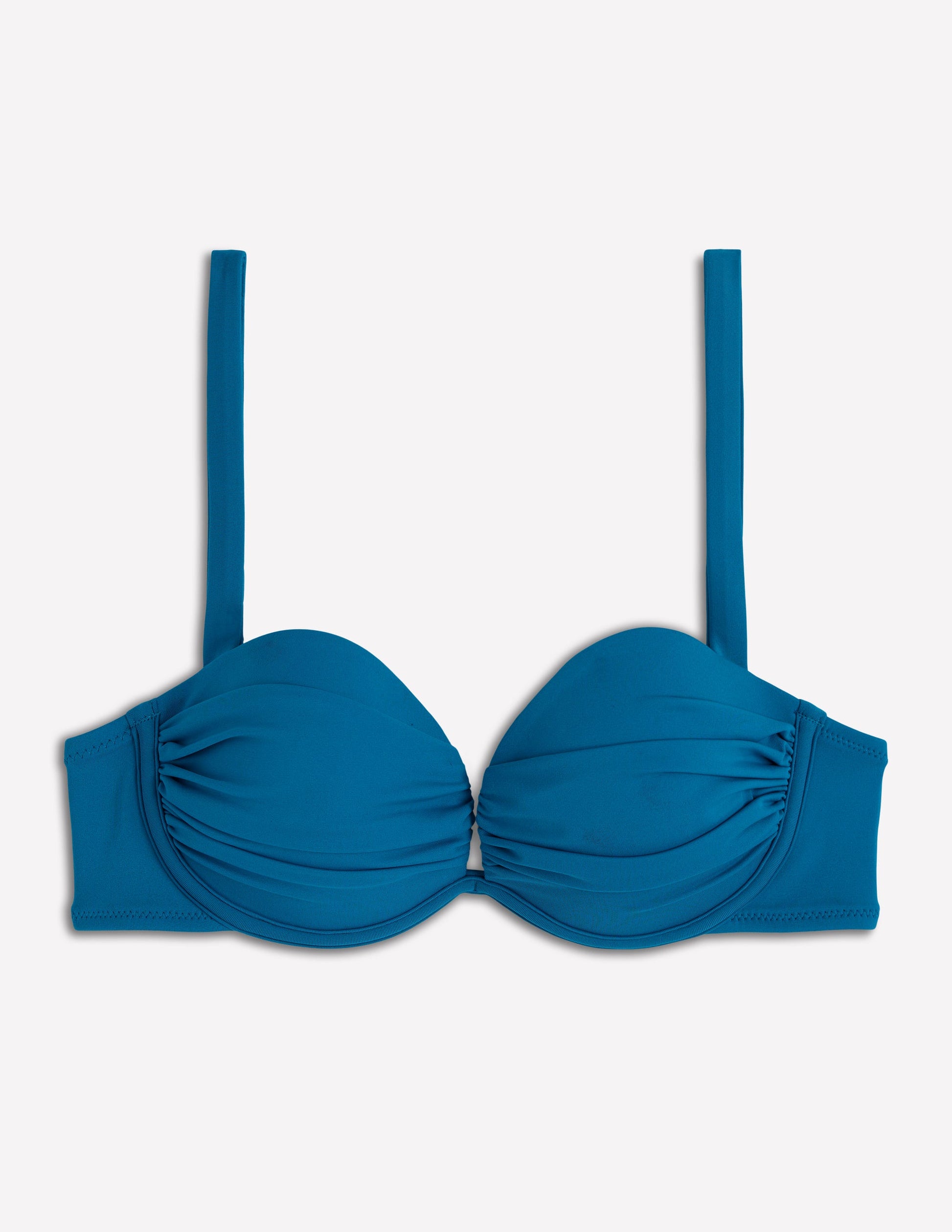 Pleated Cup Bikini Top-Oceanside-6