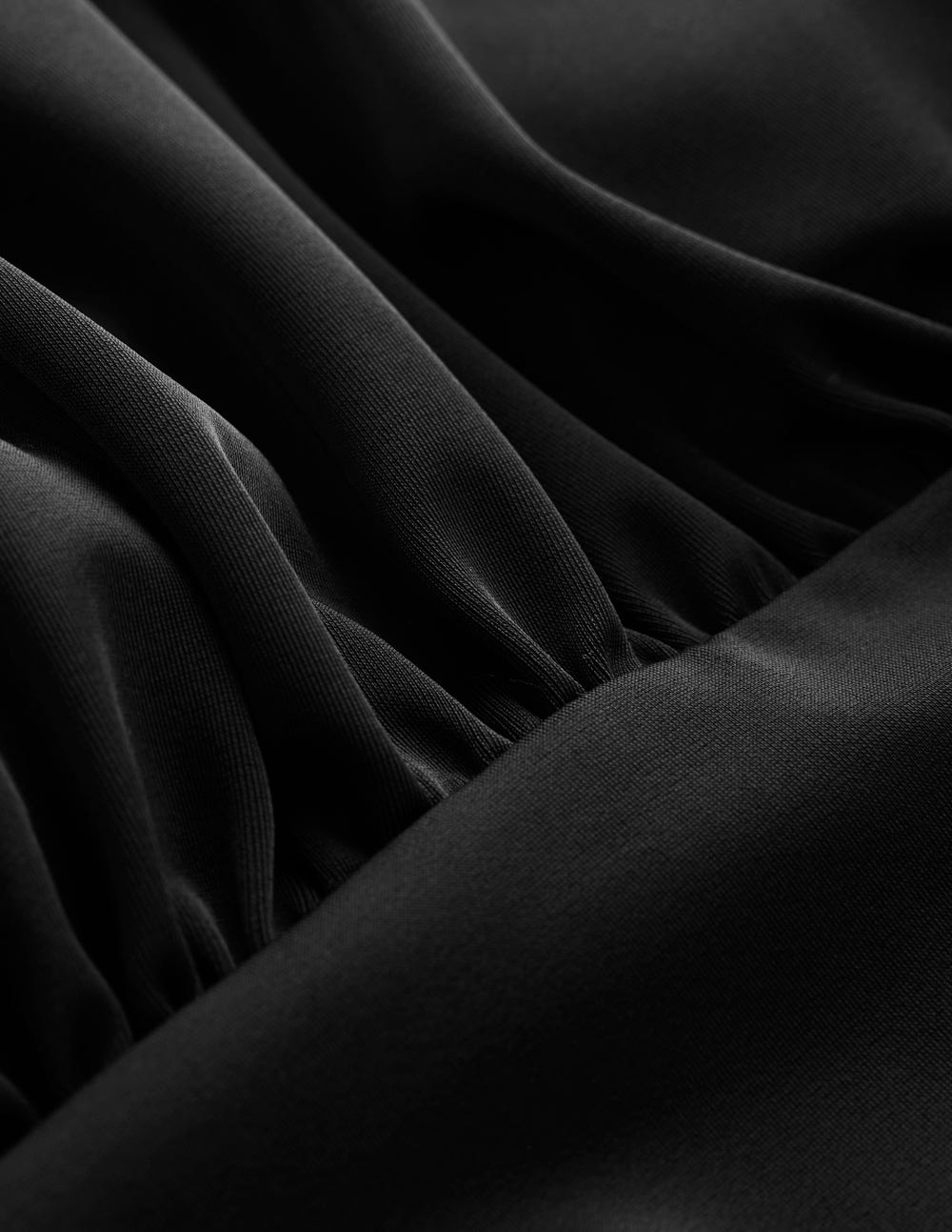 Skiathos Ruched Panel Swimsuit-Black-6