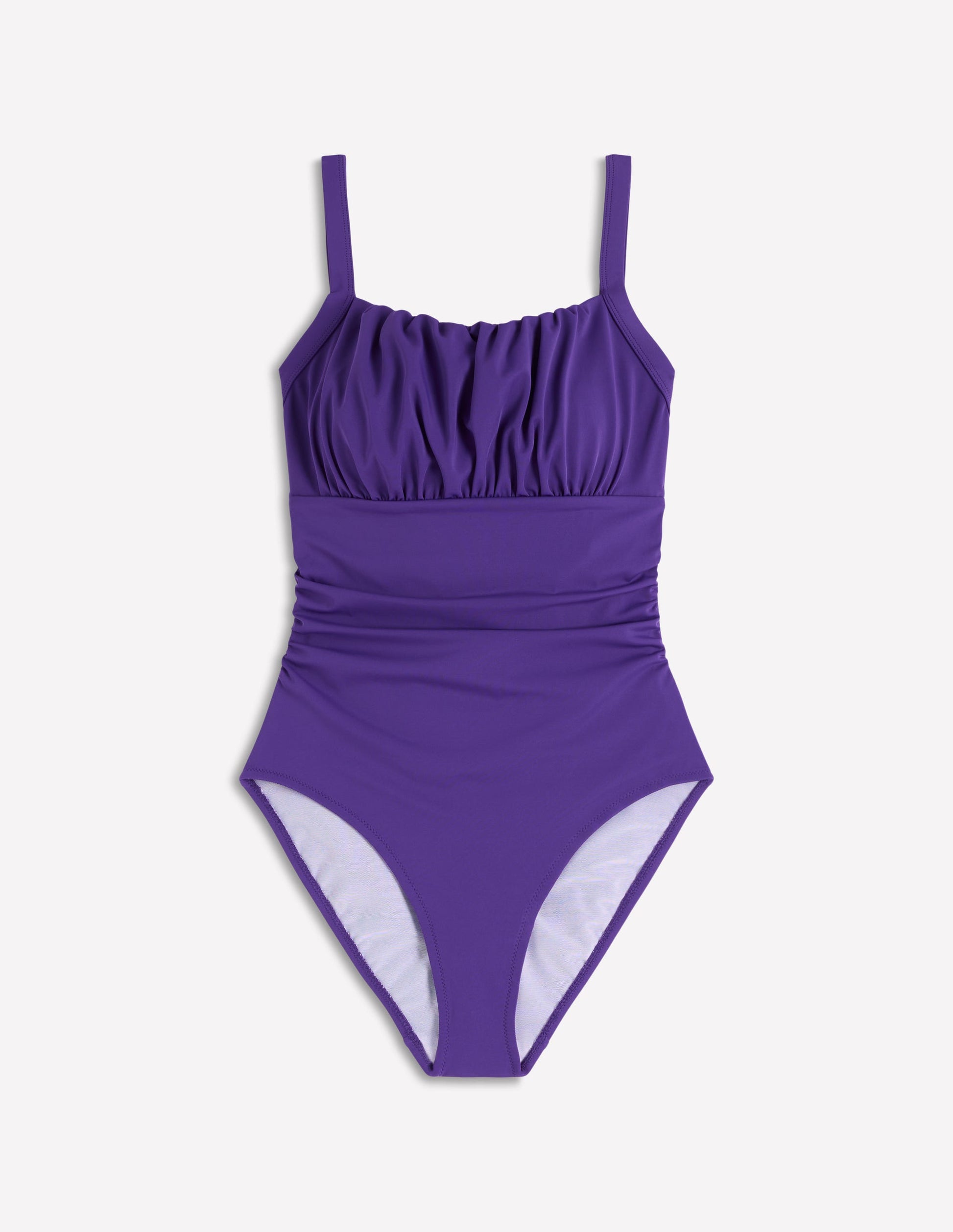 Skiathos Ruched Panel Swimsuit-Cobalt Blue-6