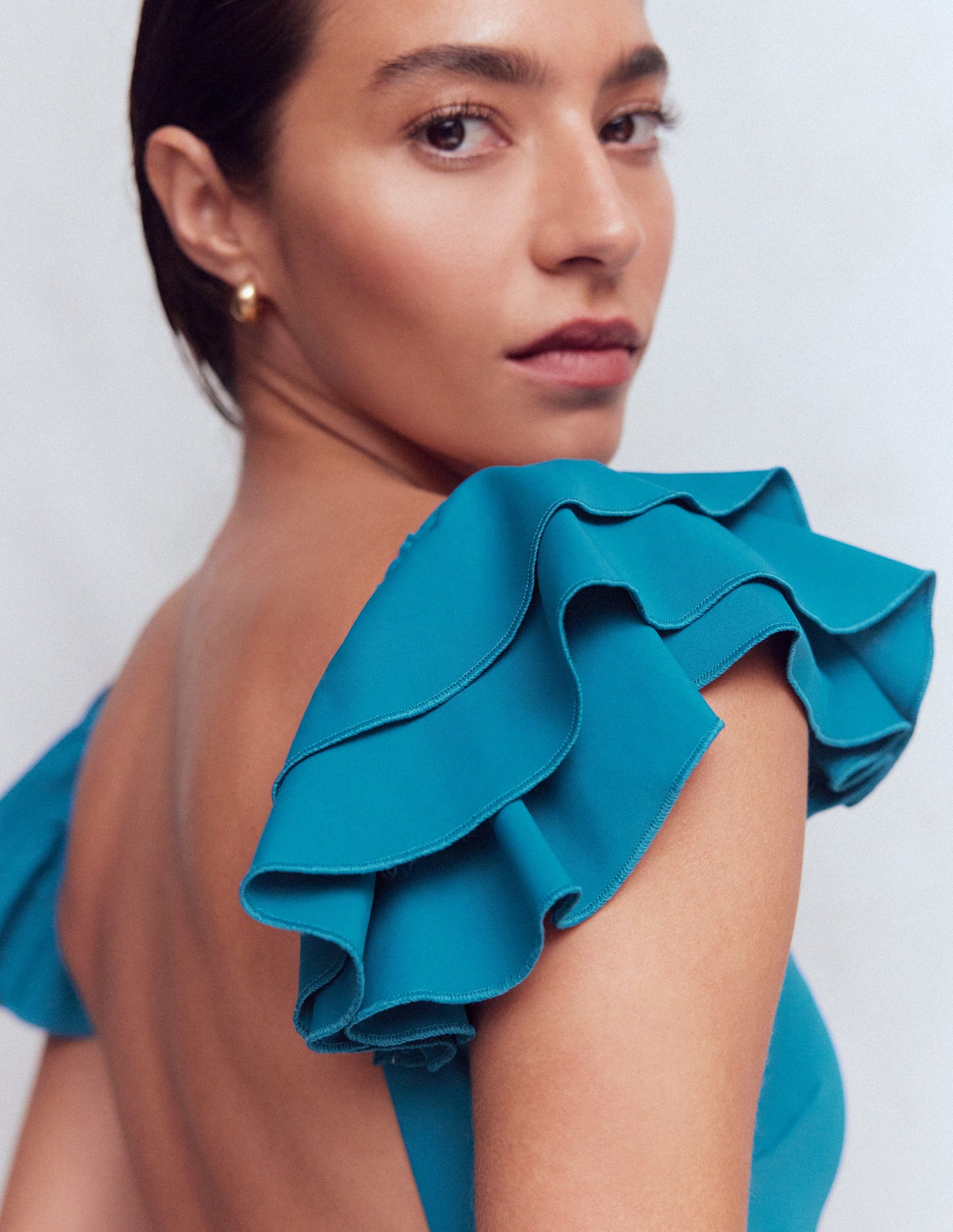 Ruffle Strap Swimsuit-Cosmo-2