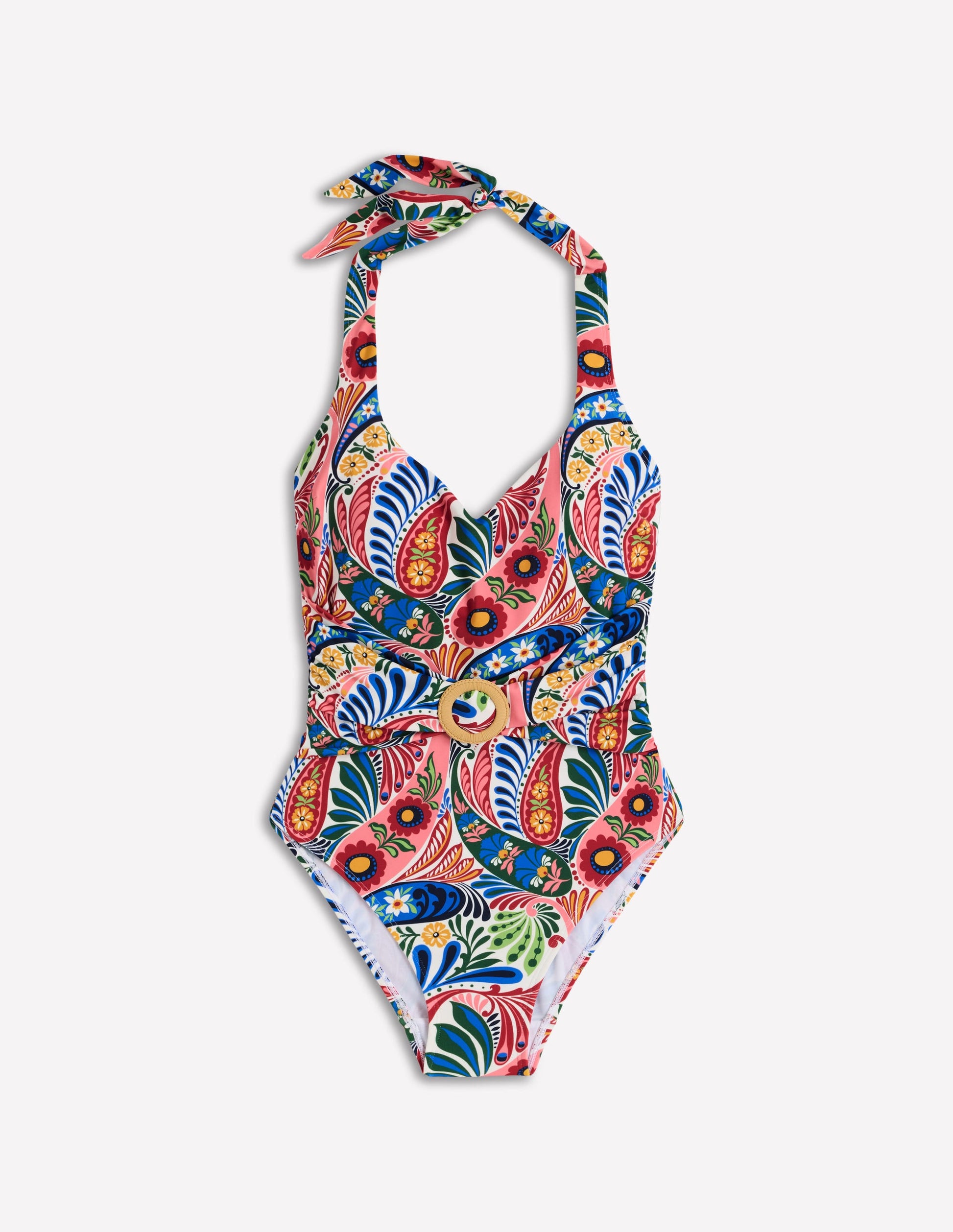 Sorrento Hoop Sash Swimsuit-Multi, Enchanted Paisley-6