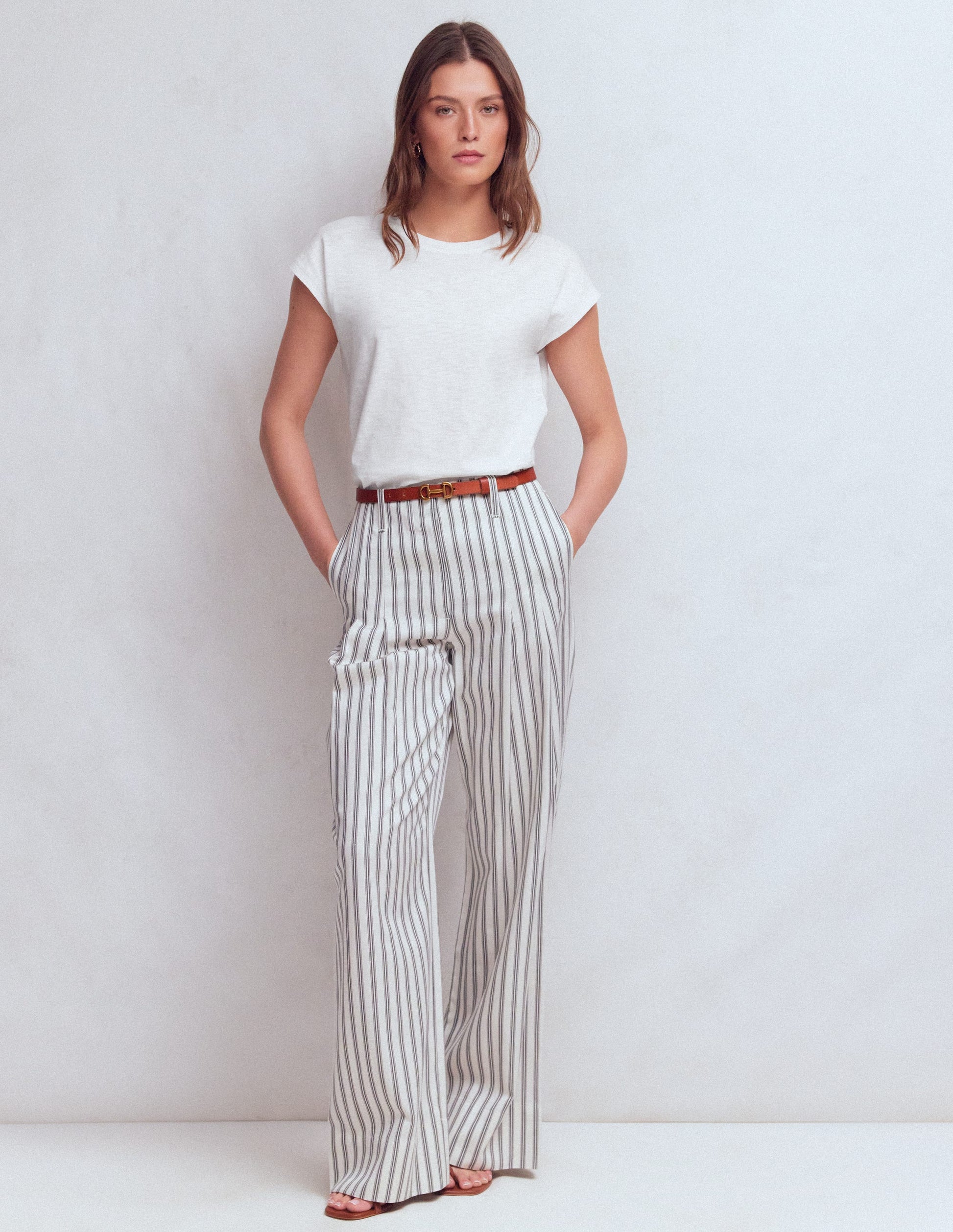 Louisa Slub T-Shirt-White-4