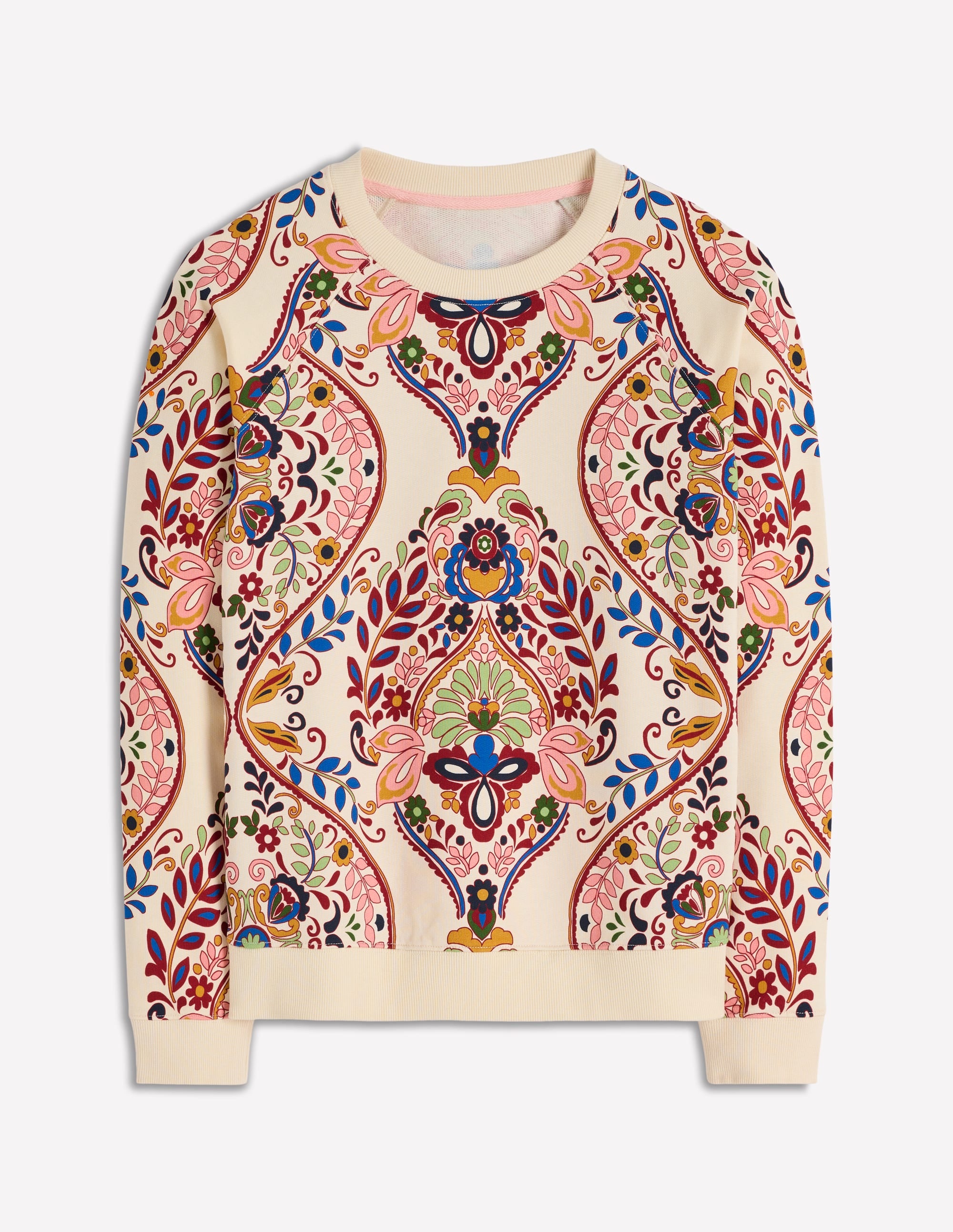 Emi Printed Sweatshirt-Multi, Enchanted Gardenia - Image 6