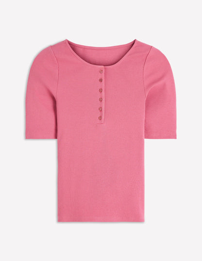 Short Sleeve Rib Henley-Malaga-5