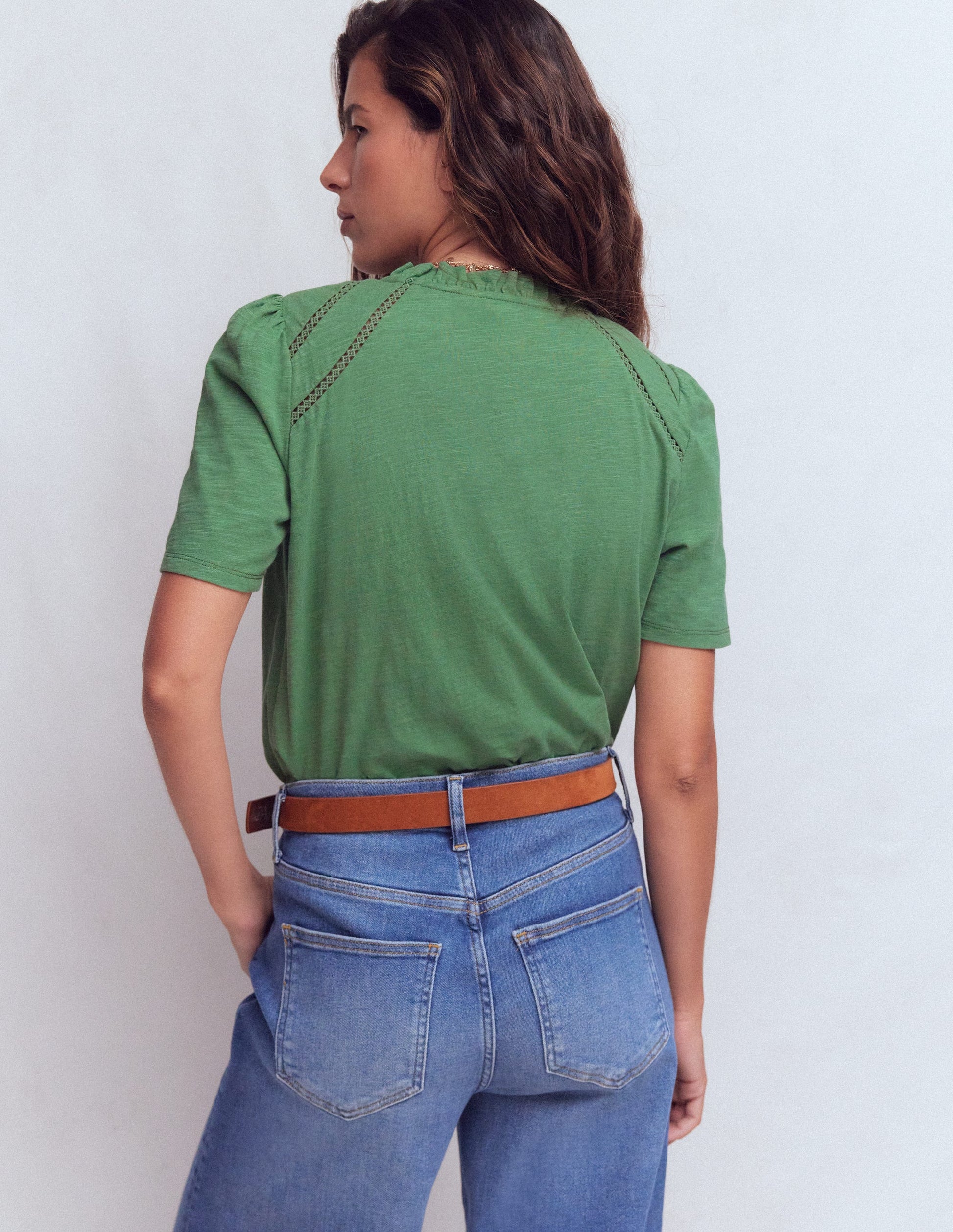 Bea Short Sleeve Shirt-Comfrey-3