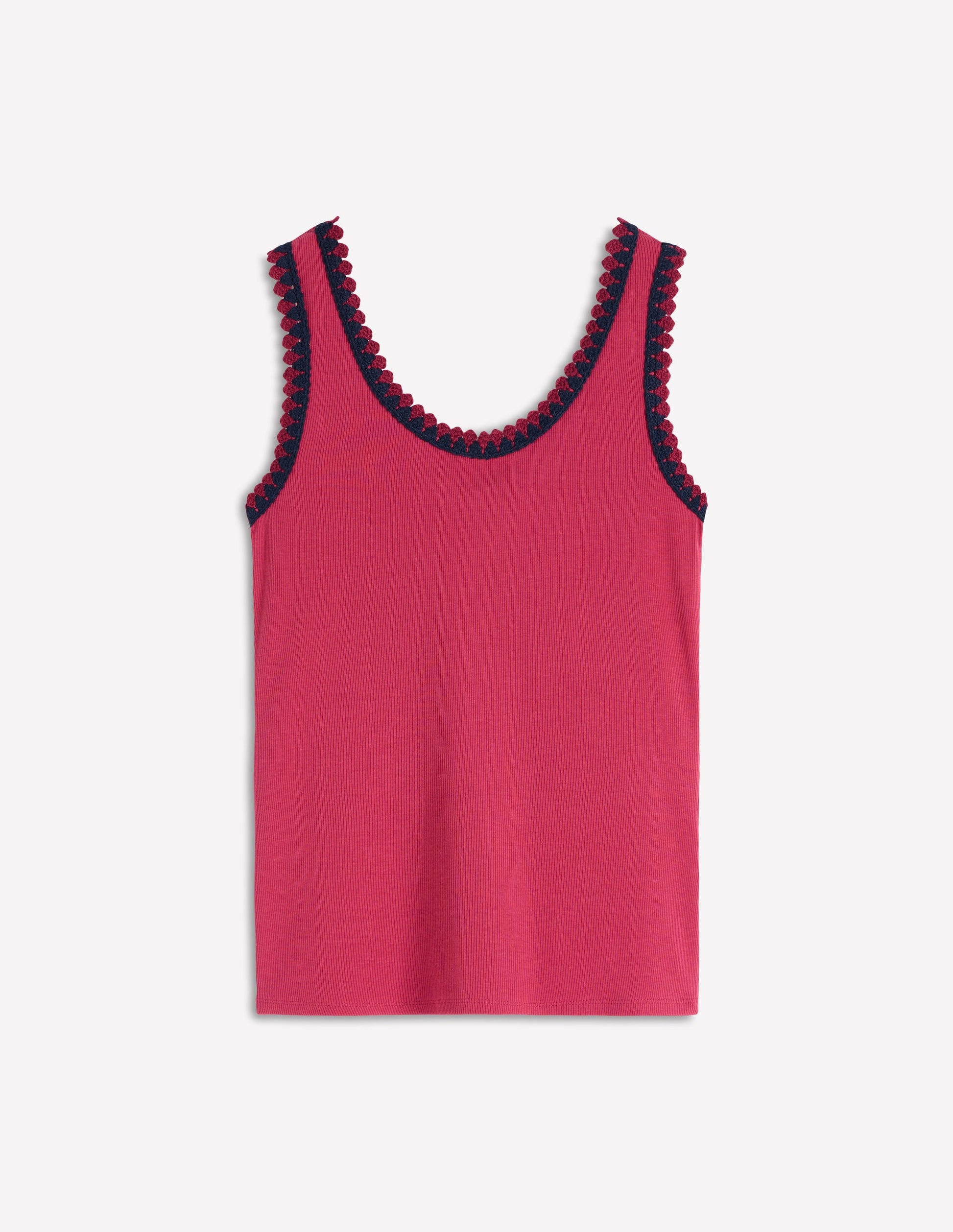 Maddie Trim Detail Vest-Terracotta Red-8