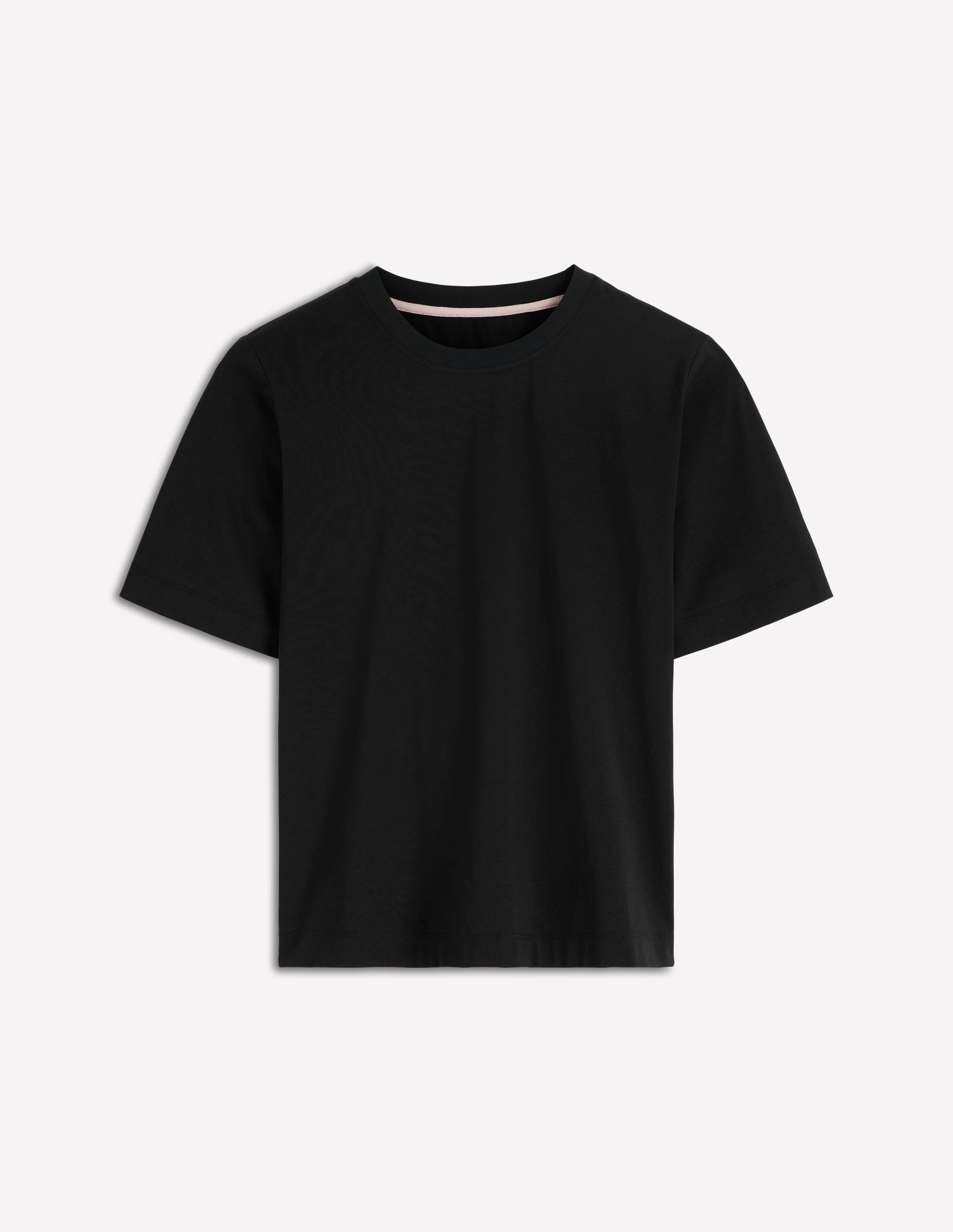 Relaxed Cotton T-shirt-Black - Image 5