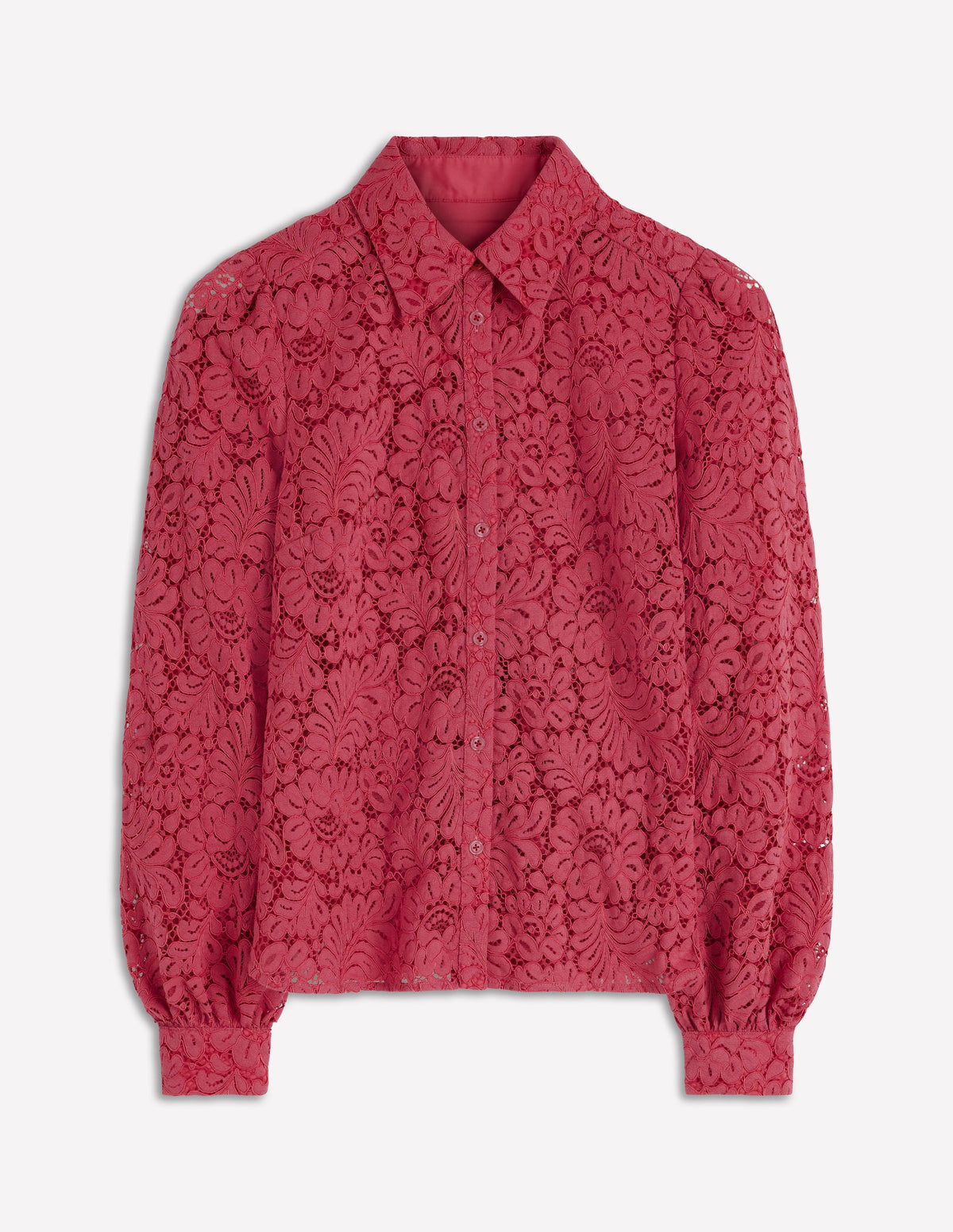 Cara Lace Shirt-Cherry Blush-6