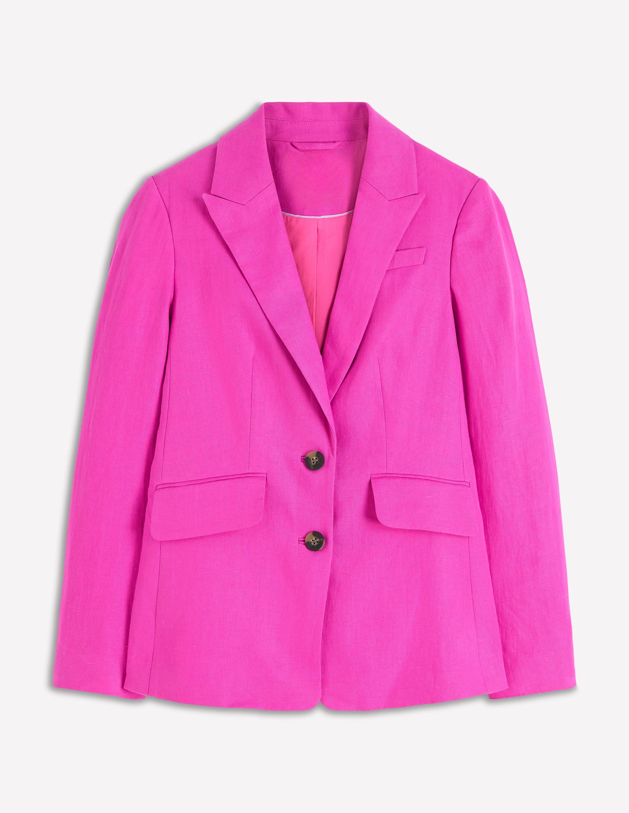 Nodress♡Pink Suede Baroque Suit Stamford Linen Blazer-Passion Flower | Boden USA