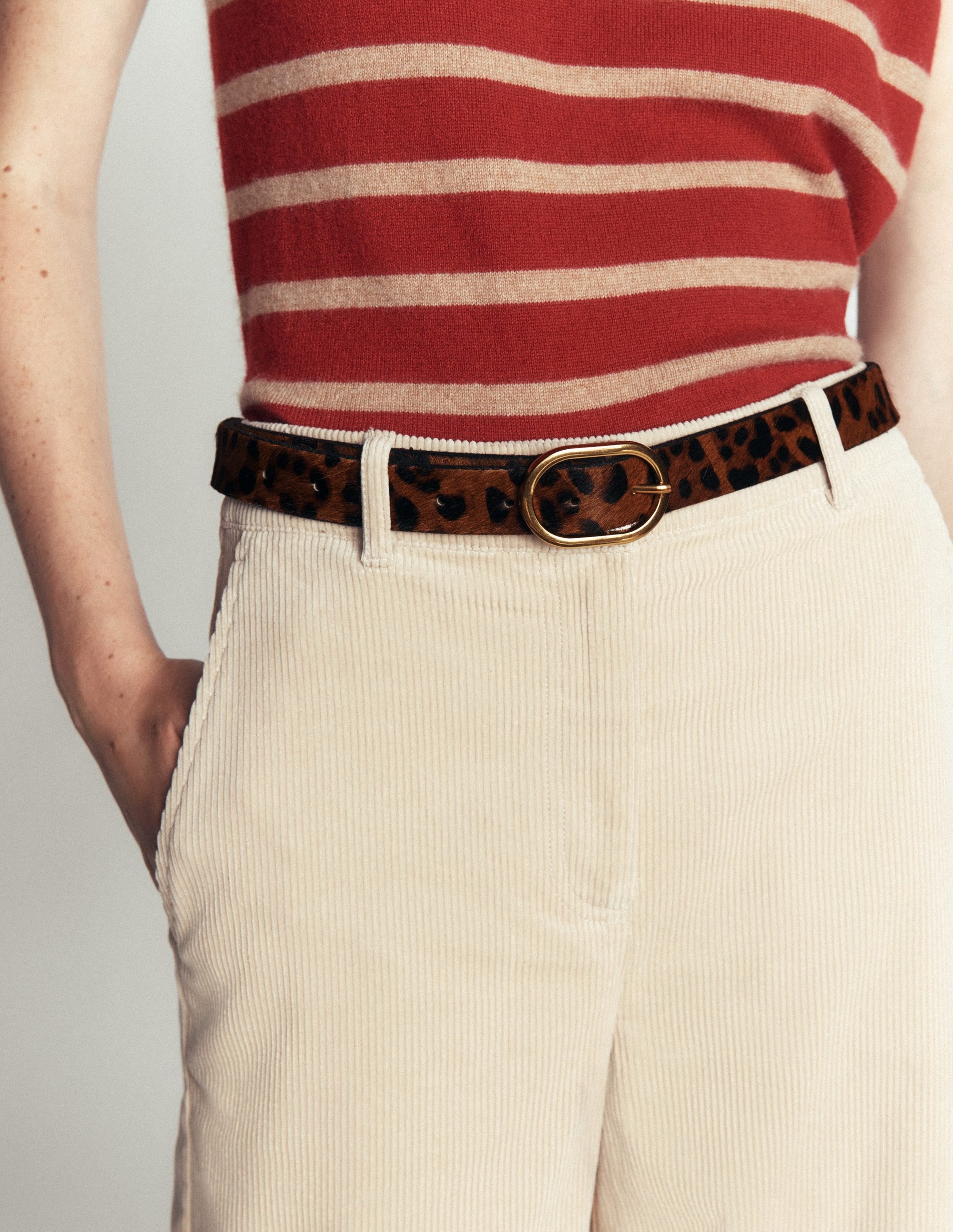 Classic Leather Belt-Mini Leopard - Image 2