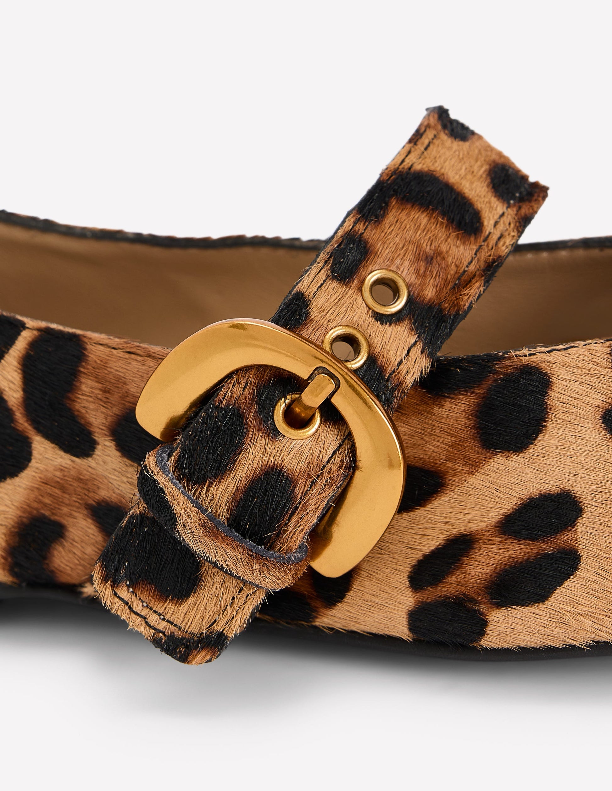 Kylie Flat Buckle Mary Janes-Classic Leopard-4