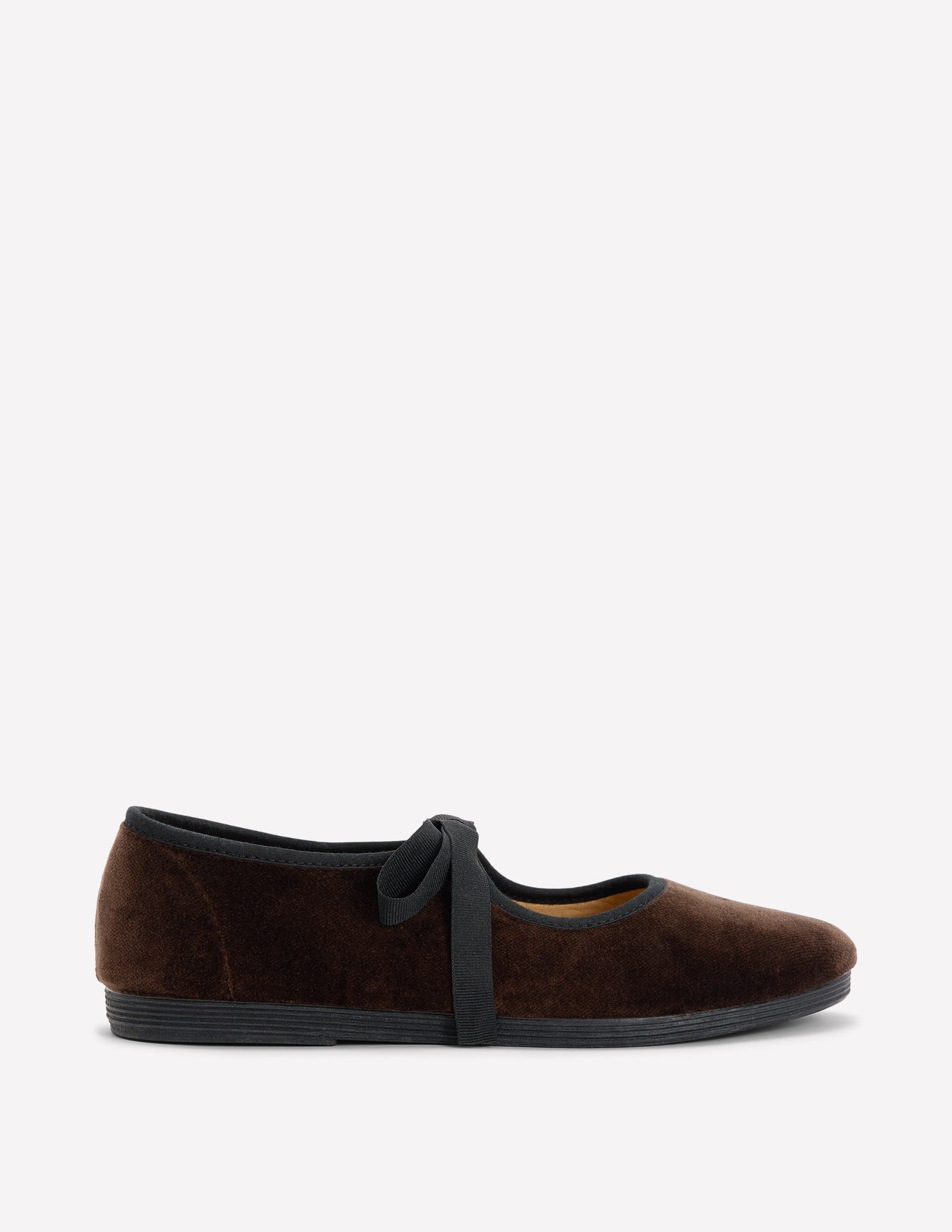 Flexi Tie Mary Janes-Chocolate-1