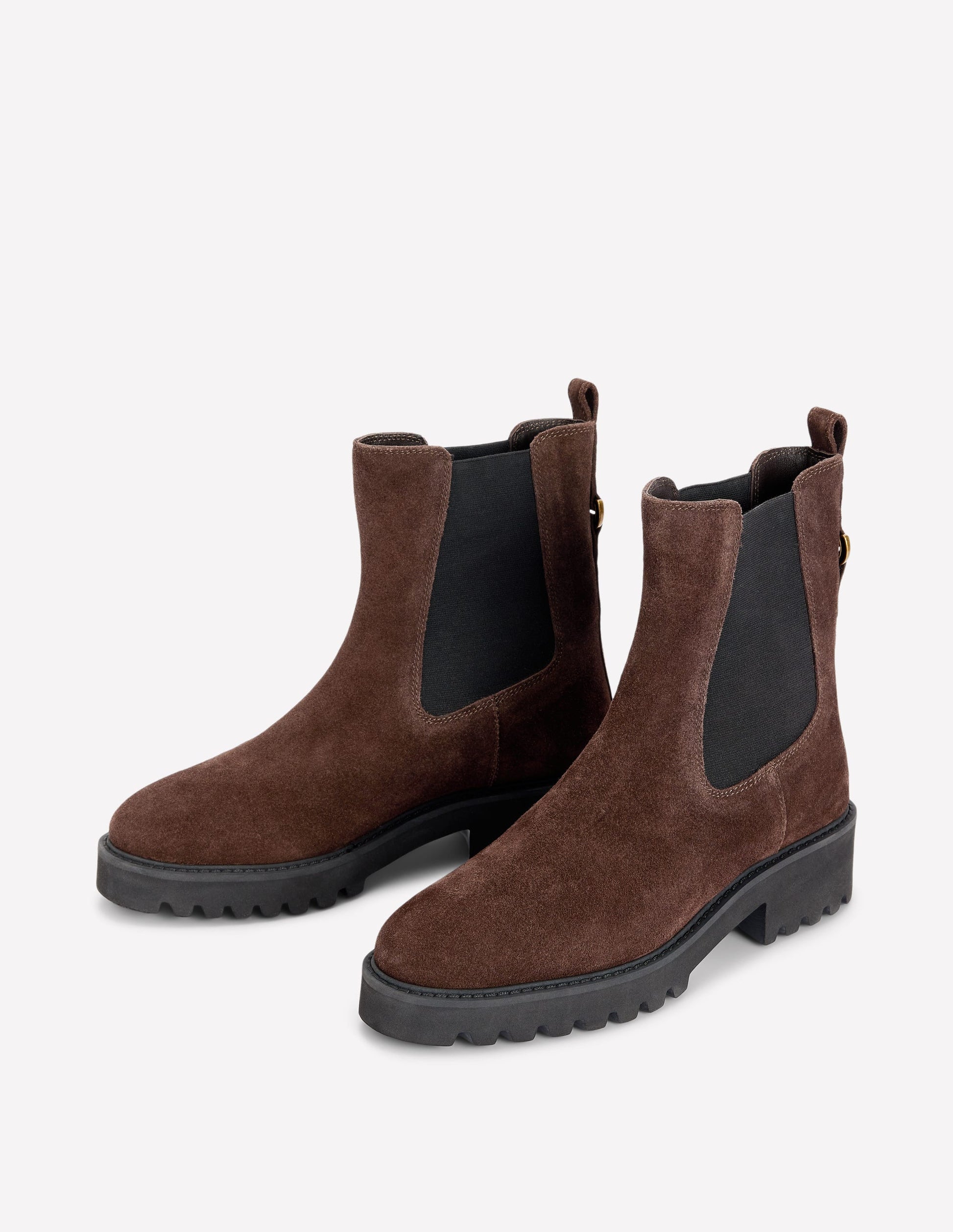 Jessie Chunky Chelsea Boots-Chocolate-3