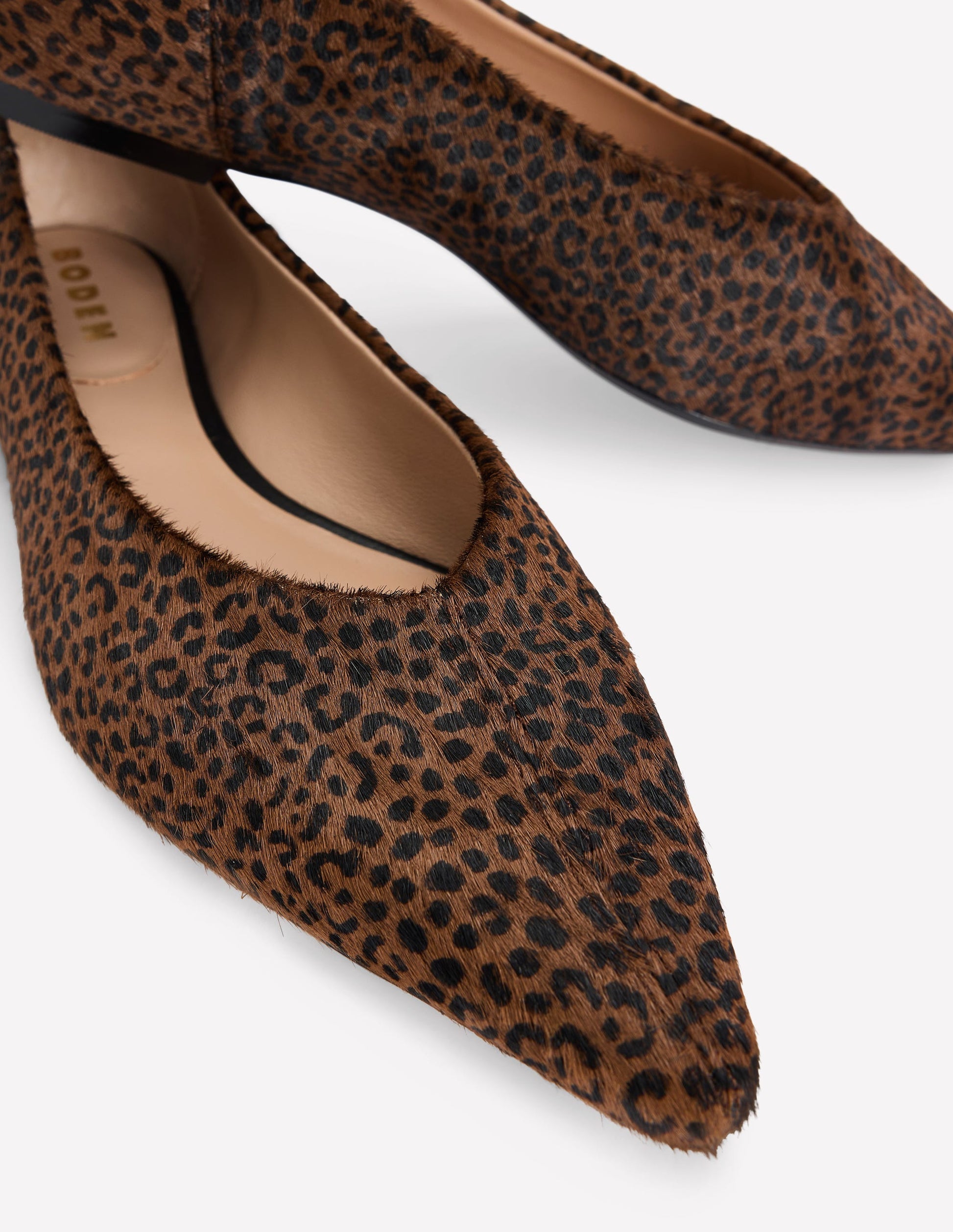 Nigella Pointed Toe Flats-Mini Leopard-4