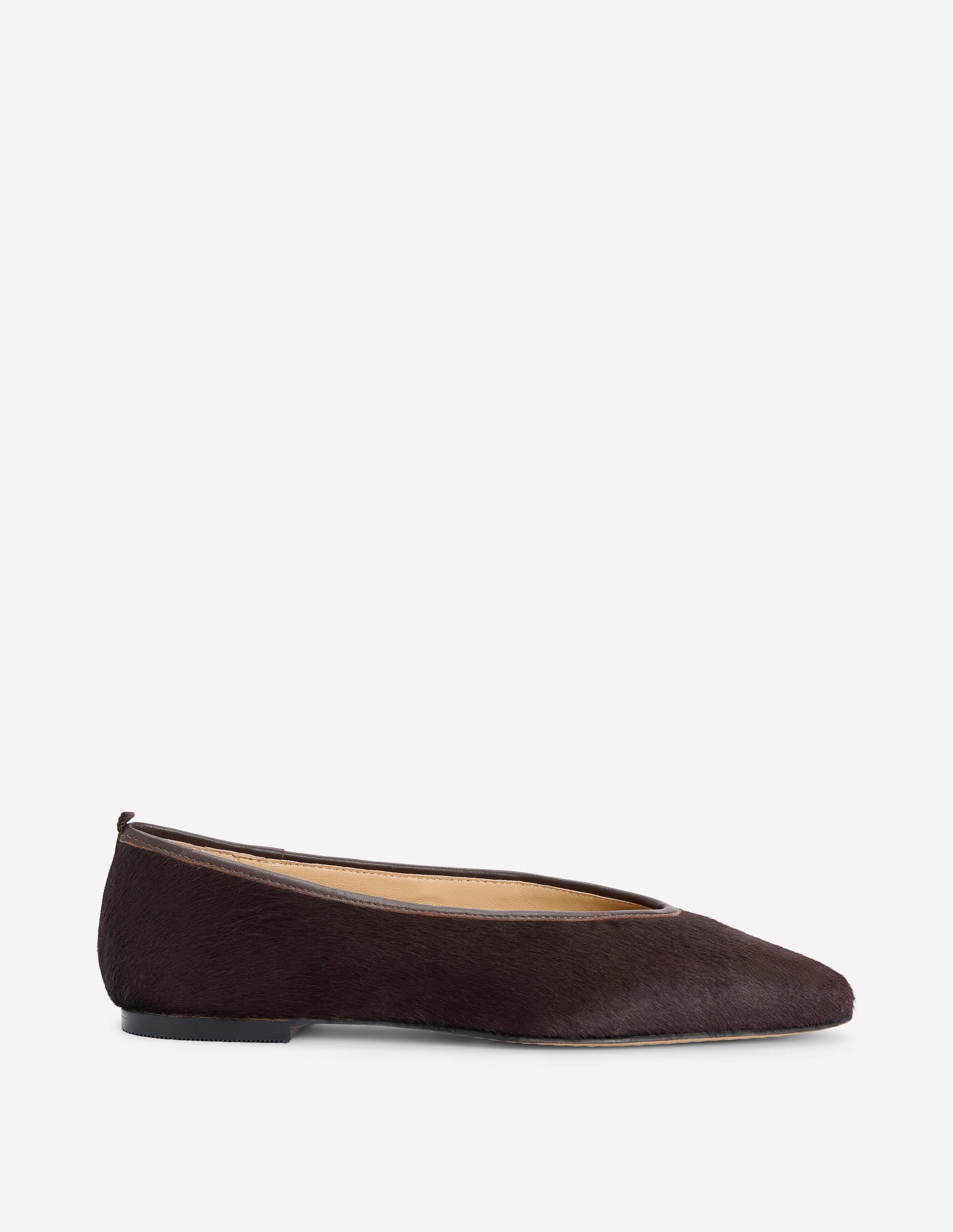 Nadia Chisel Toe Flats-Bitter Chocolate - Image 1