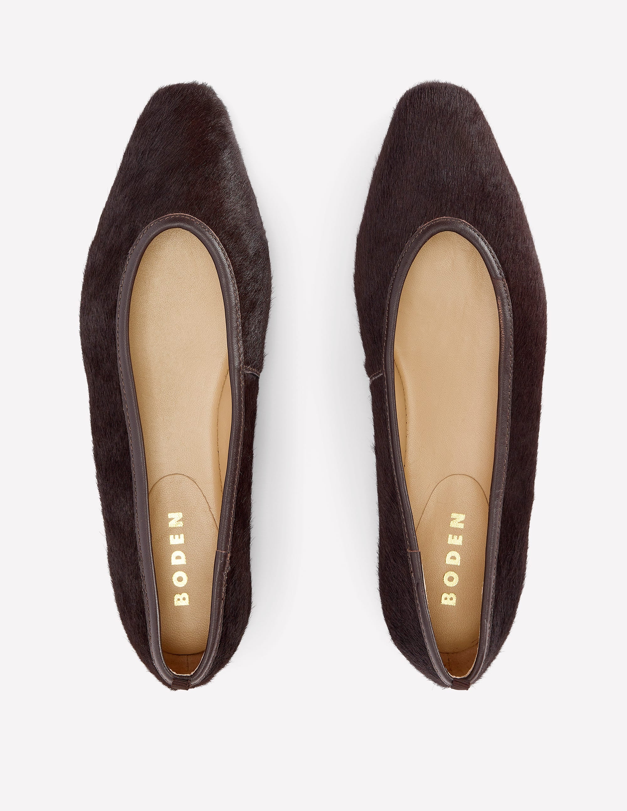 Nadia Chisel Toe Flats-Bitter Chocolate - Image 5