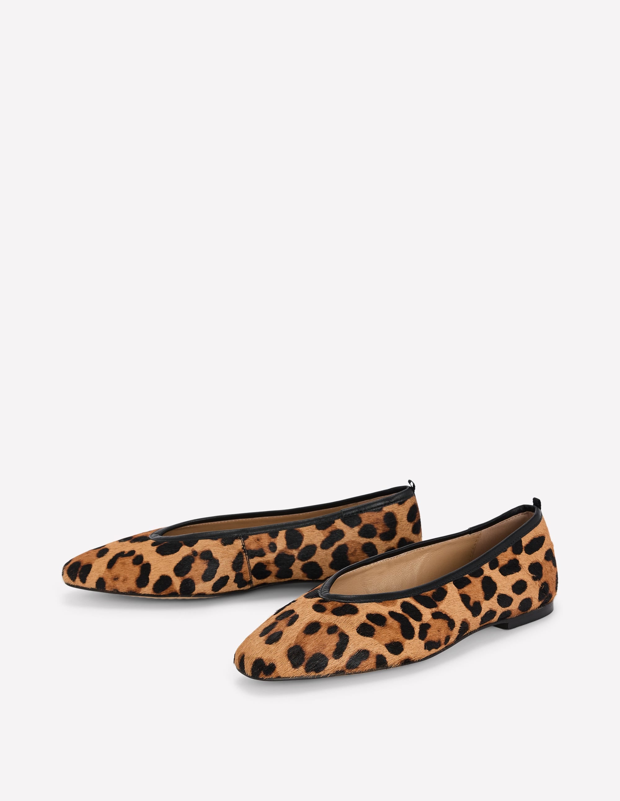 Nadia Chisel Toe Flats-Classic Leopard - Image 3