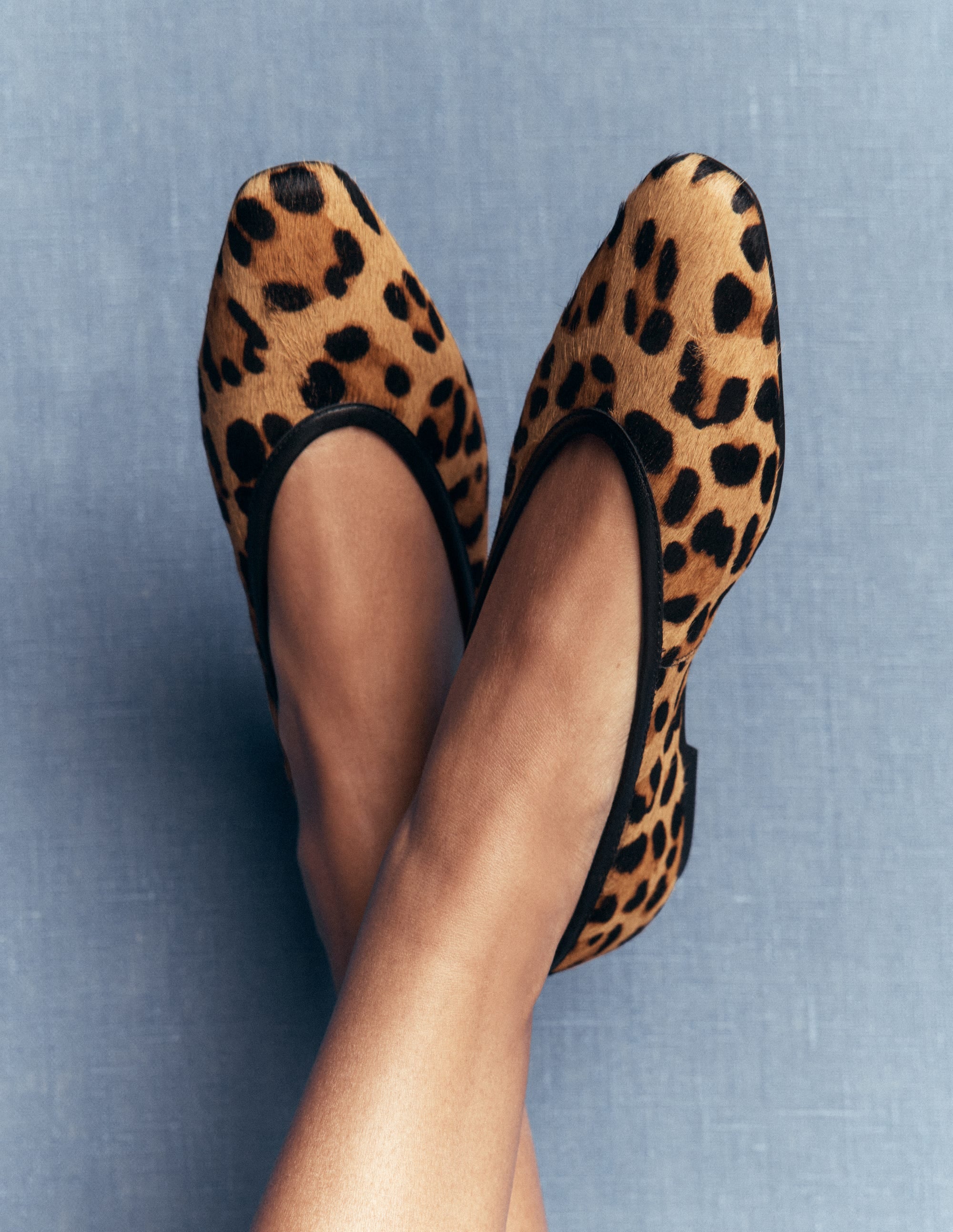 Nadia Chisel Toe Flats-Classic Leopard - Image 2