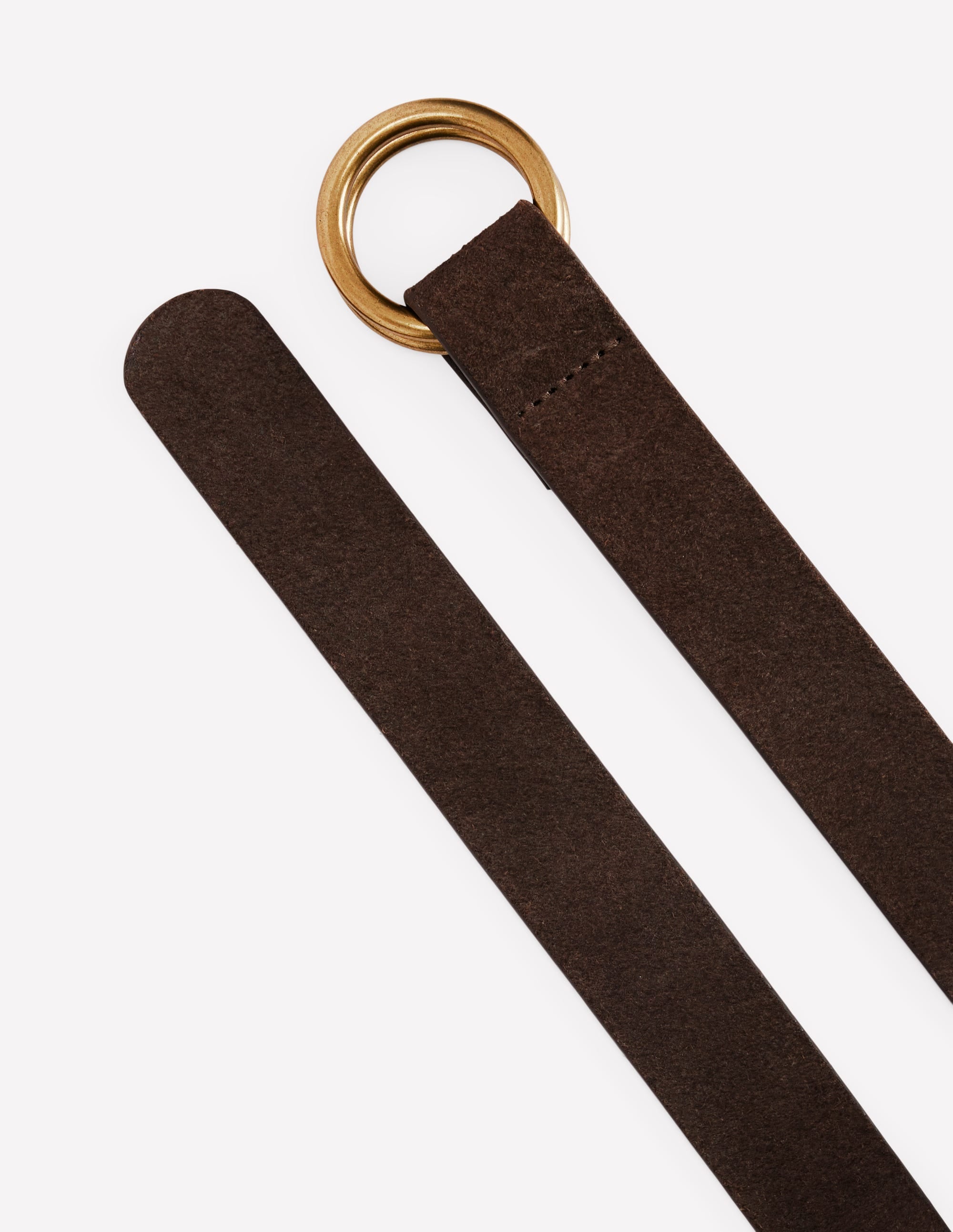 Double Ring Belt-Chocolate - Image 3