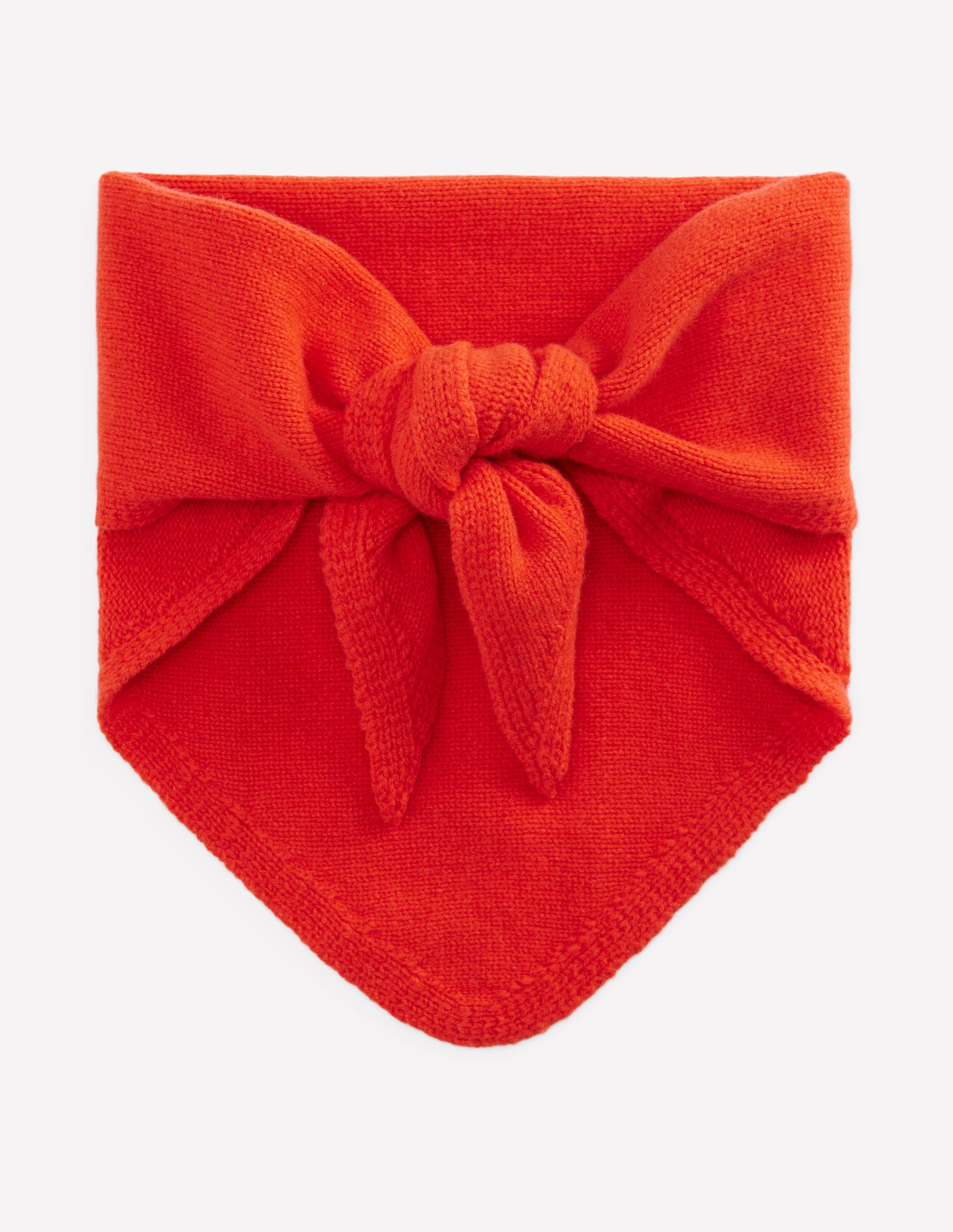 Merino Knitted Neckerchief-Fire Flower - Image 1