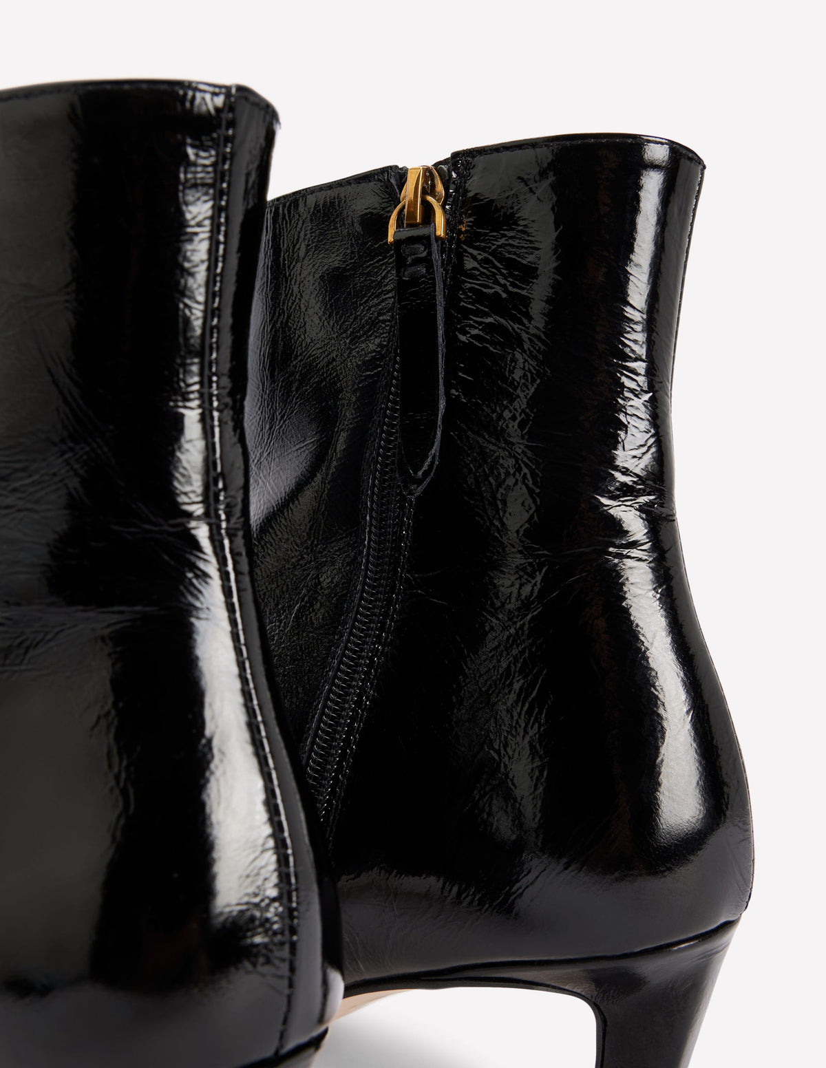 Chisel Toe Ankle Boots-Black - Image 4