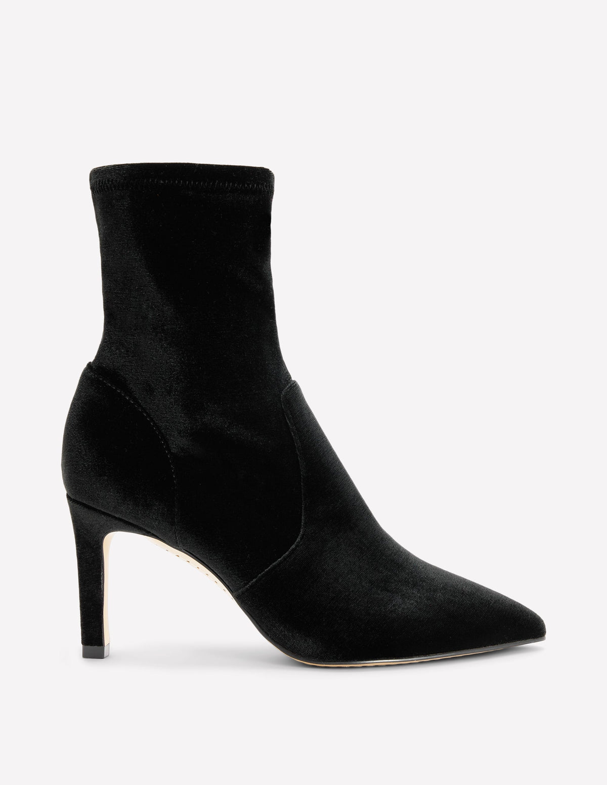 Ankle Stretch Boots-Black-1