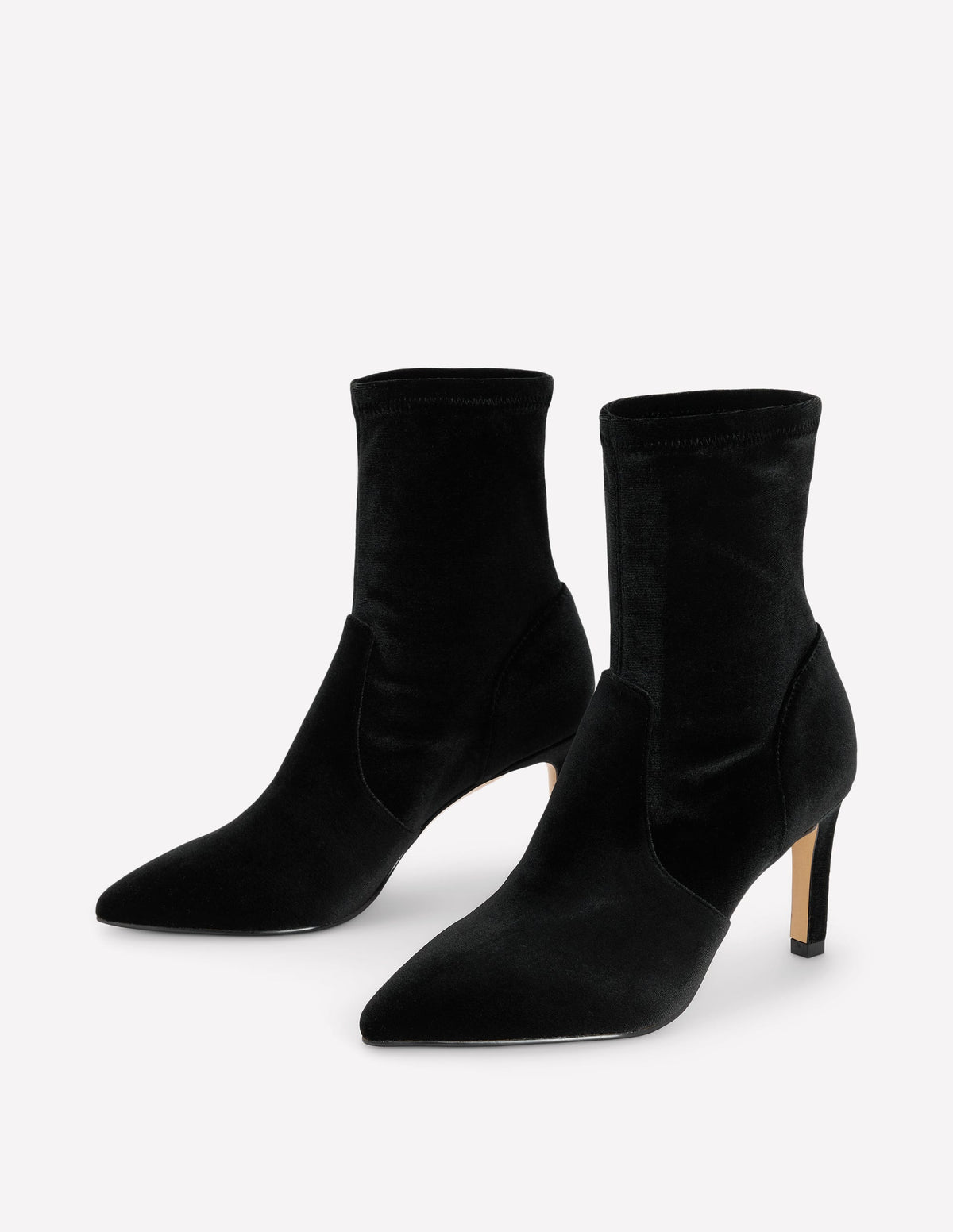 Ankle Stretch Boots-Black-3
