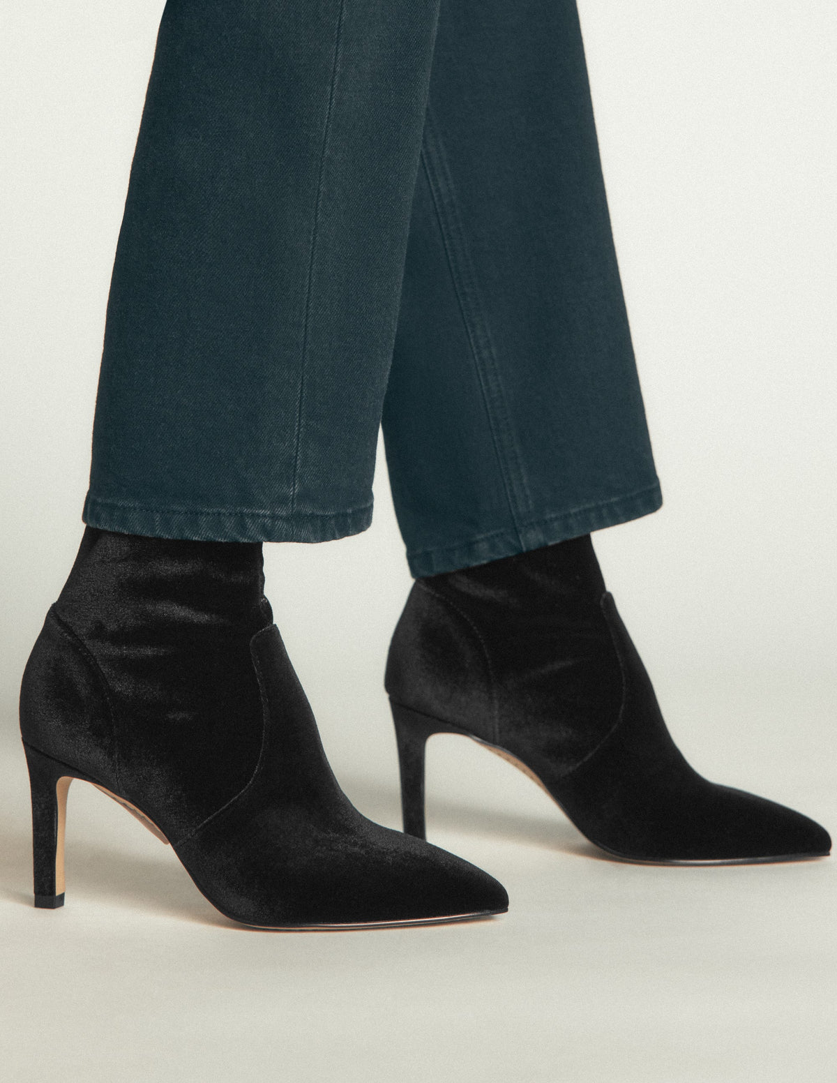 Ankle Stretch Boots-Black-2