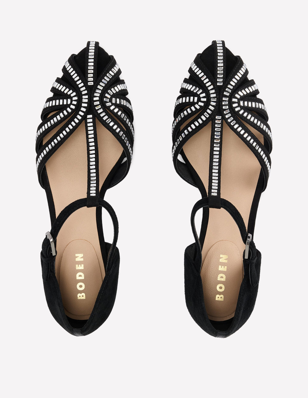 Embellished Cage Flats-Black - Image 6