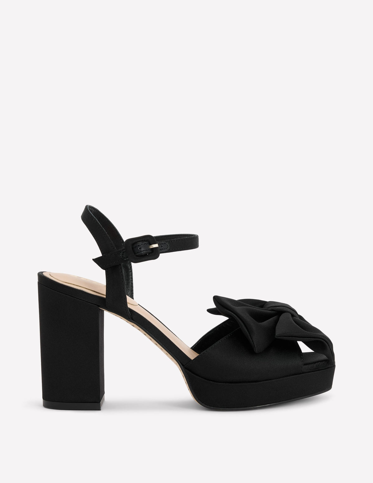 Bow Detail Platforms-Black - Image 1