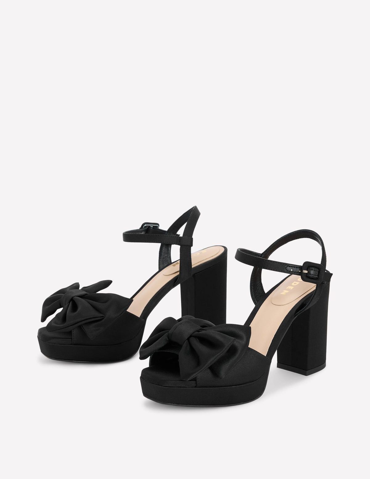 Bow Detail Platforms-Black-3