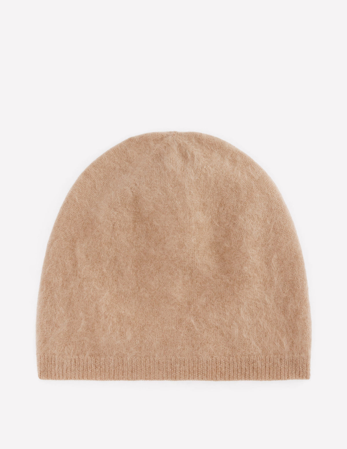Brushed Cashmere Beanie-Camel - Image 1