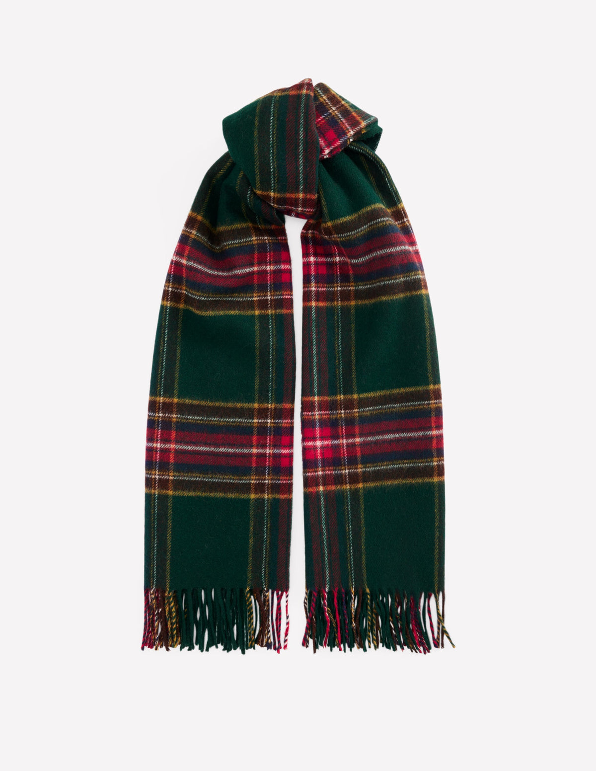 Wool Blanket Scarf-Tartan - Image 1