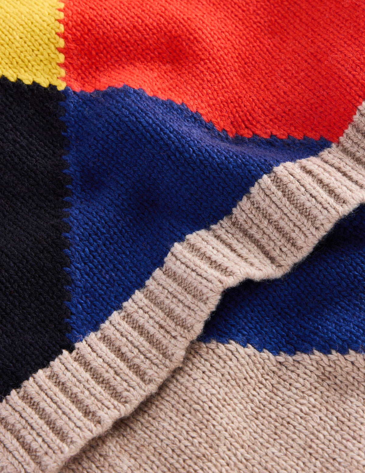 Knit Scarf-Multi Argyle-3
