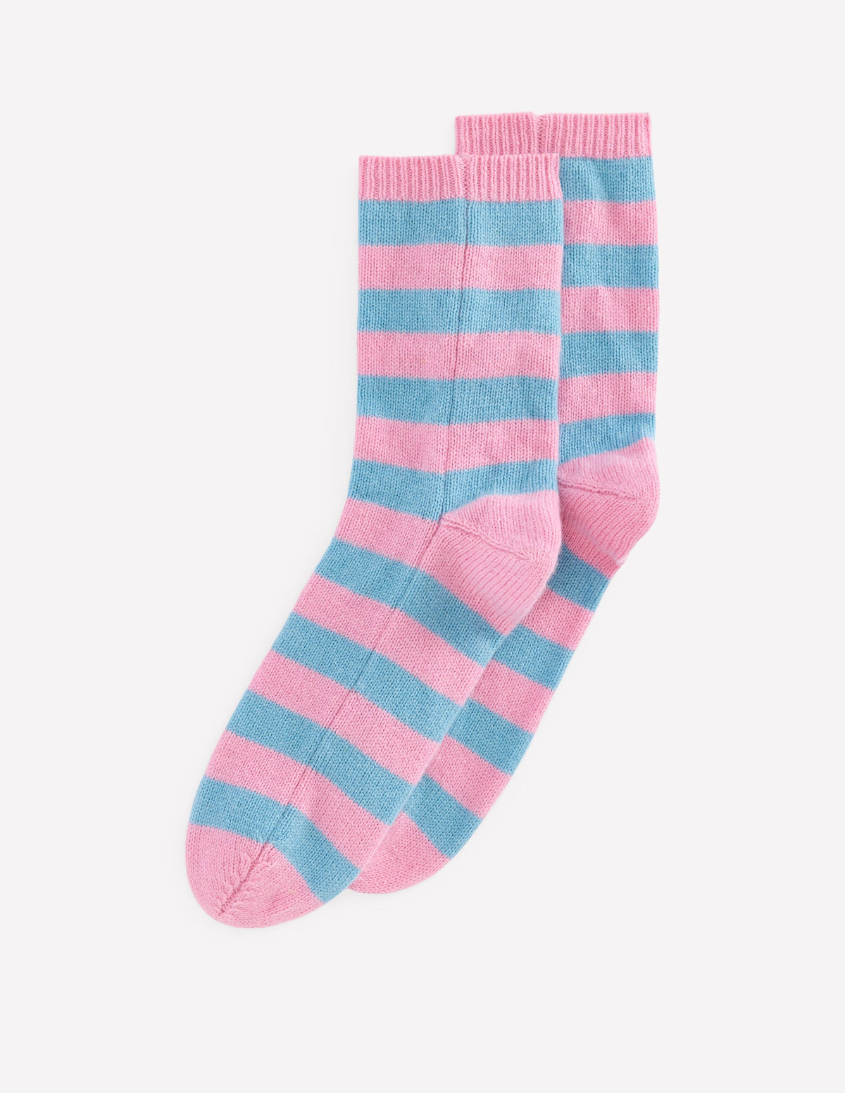 Cosy Knit Socks-Stripe-2