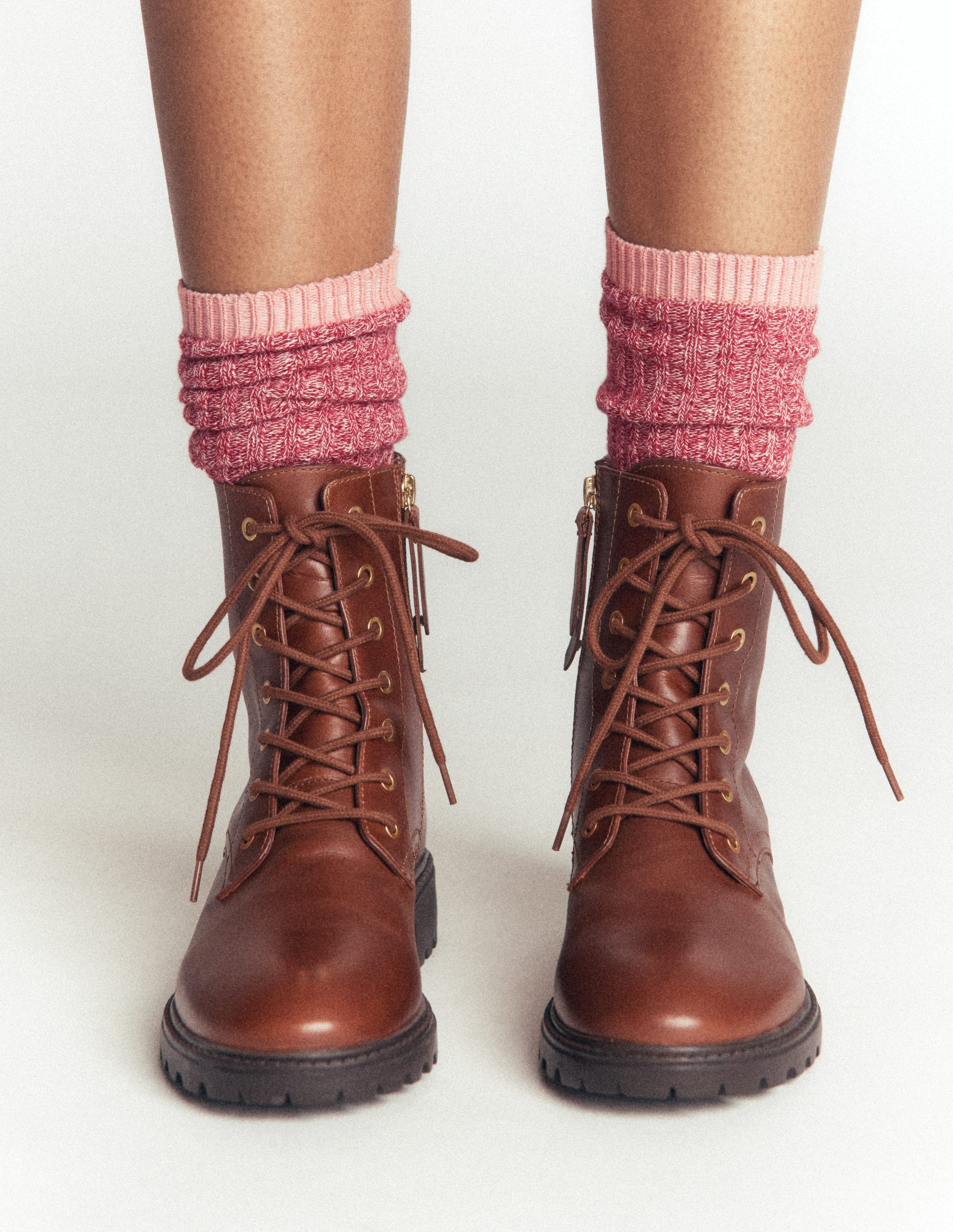 Short Ribbed Socks-Multi-2