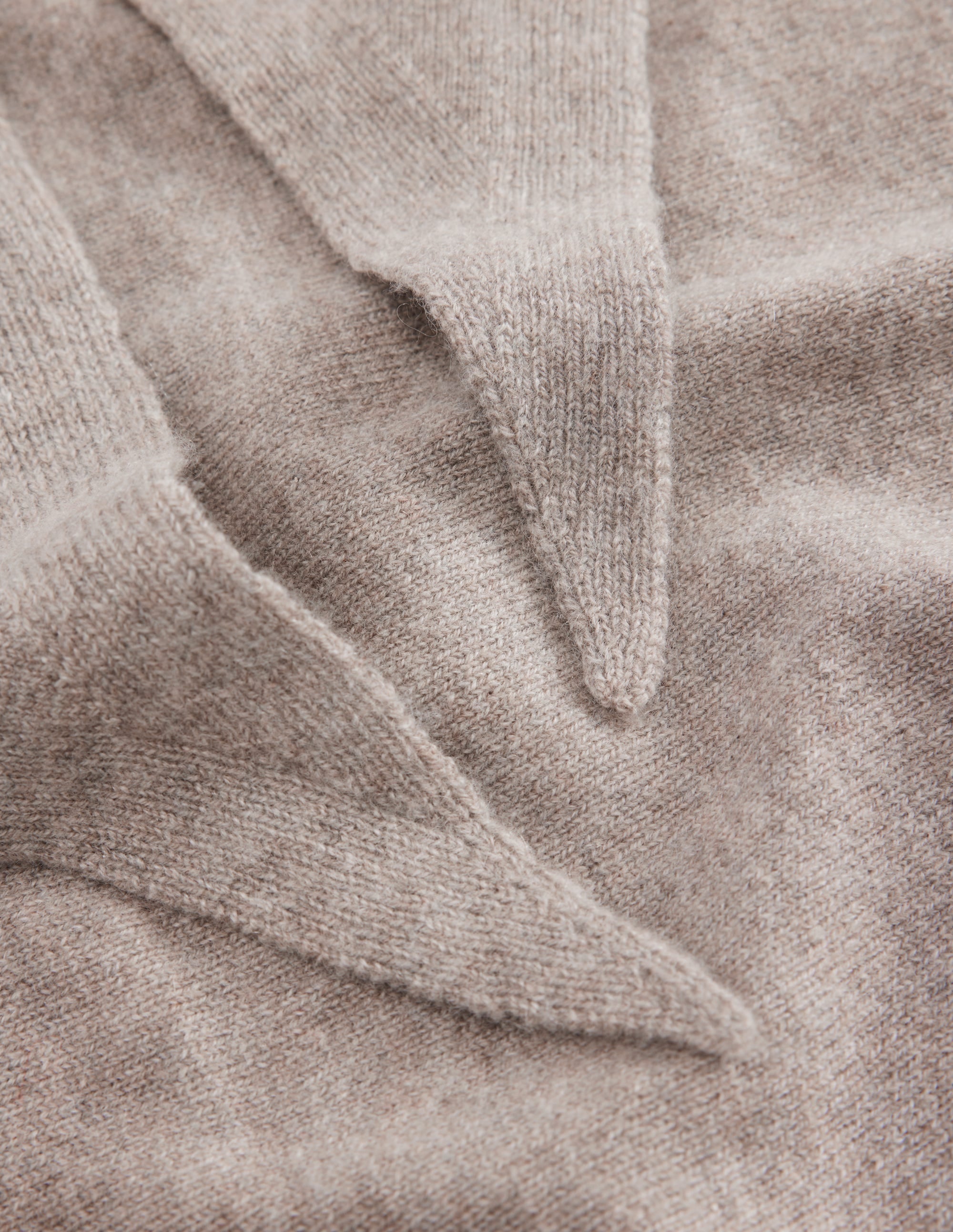 Large Cashmere Neckerchief - Mink Melange | Boden USA