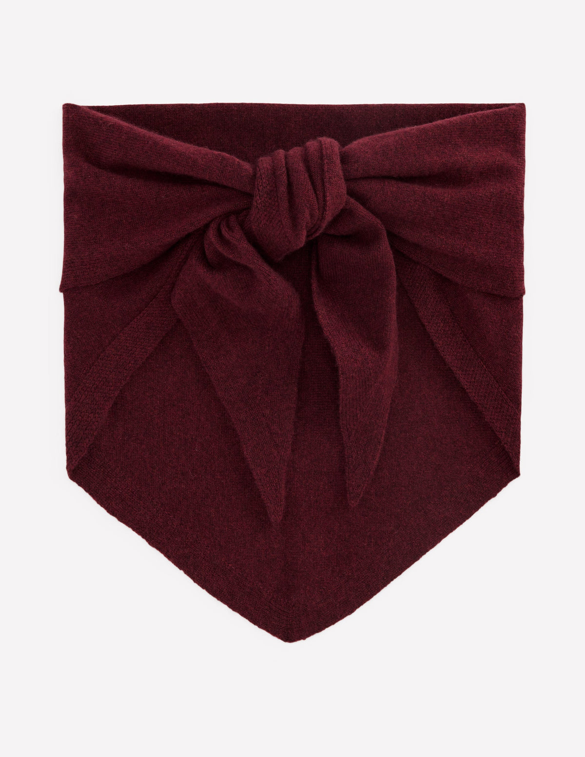 Large Cashmere Neckerchief-Spiced Apple - Image 1