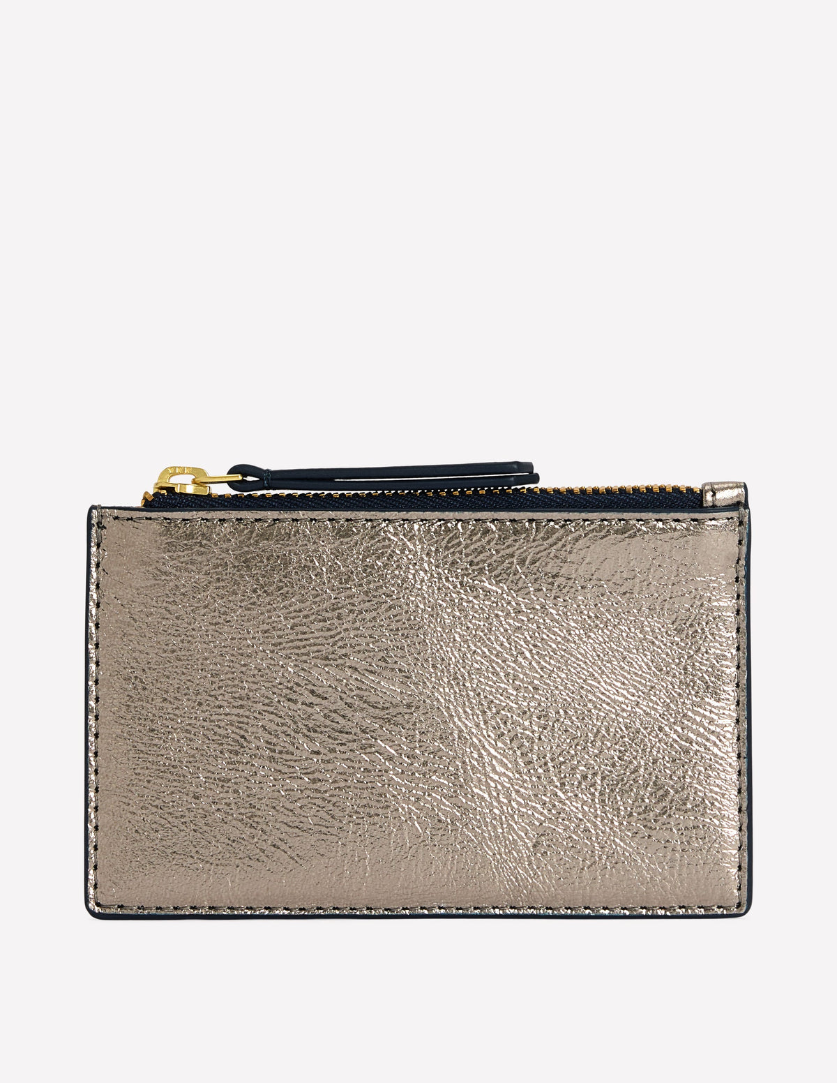 Leather Card Holder-Gold - Image 1