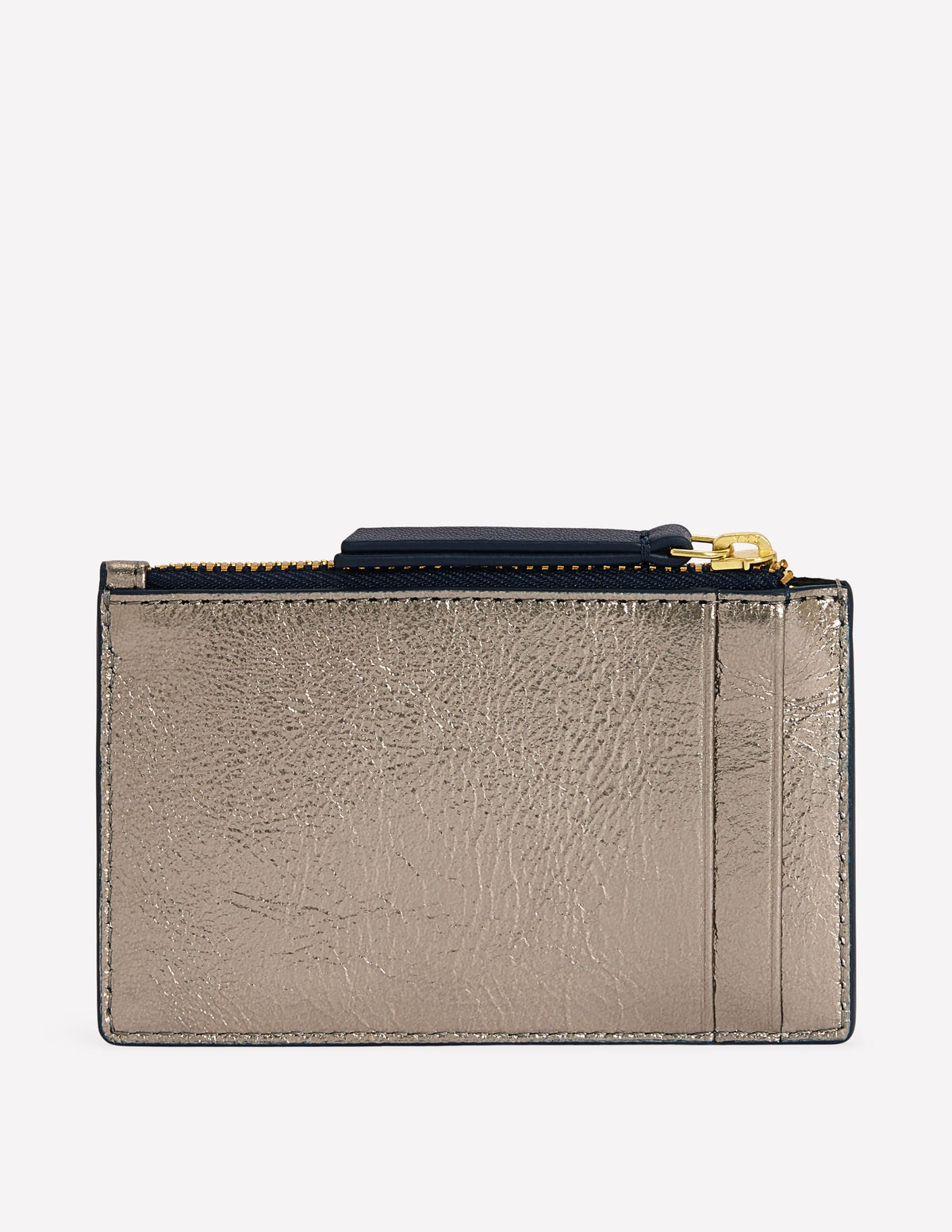 Leather Card Holder-Gold-2