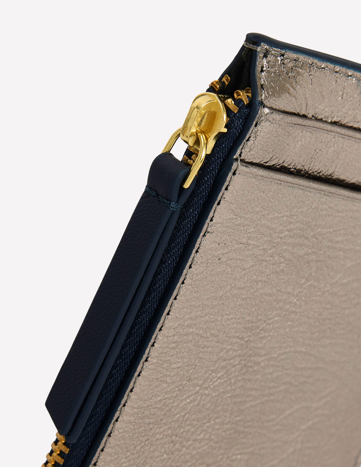 Leather Card Holder-Gold-3