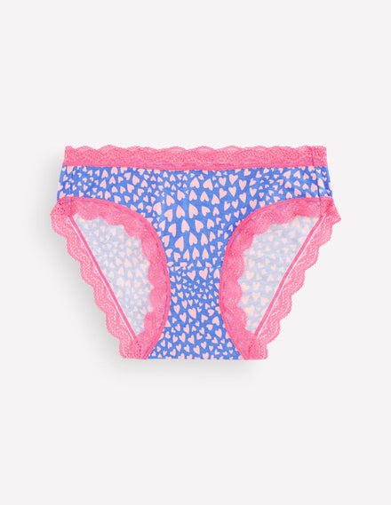 Stripe & Stare Single Knickers-Heart