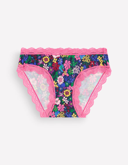 Stripe & Stare Single Knickers-Floral