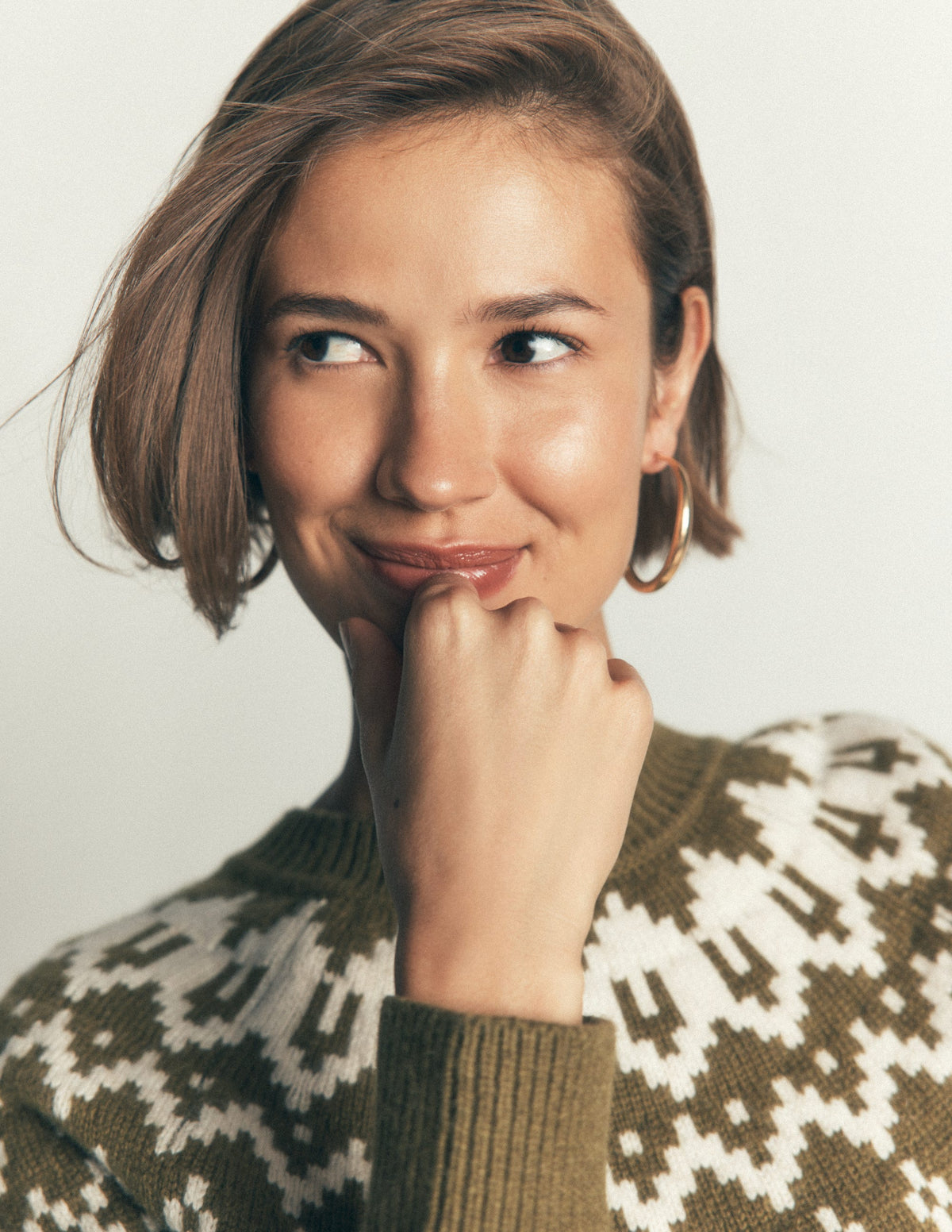 Classic Large Hoops-Gold-2
