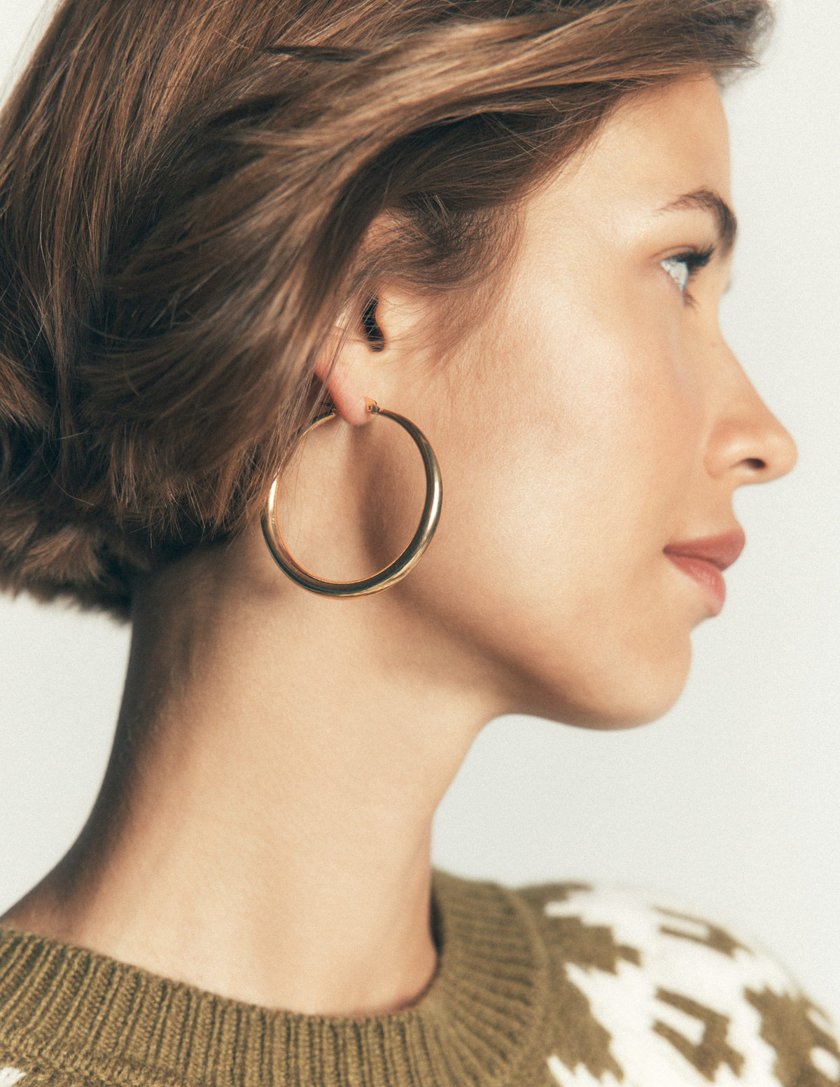 Classic Large Hoops-Gold - Image 3