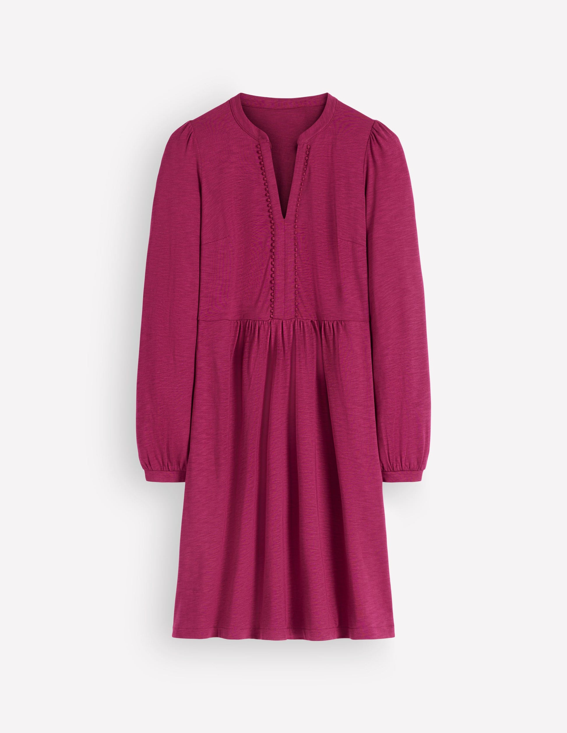 Naomi Relaxed Jersey Dress-Beet Red-5